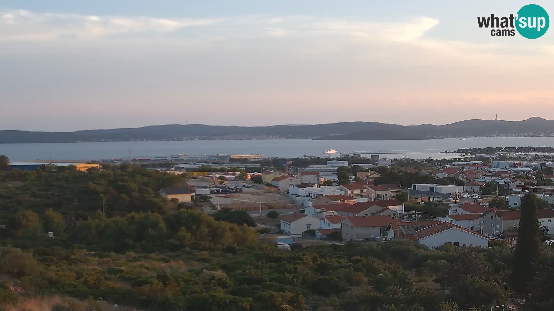 Panoramska web kamera Luke Gaženica u Zadru, Hrvatska