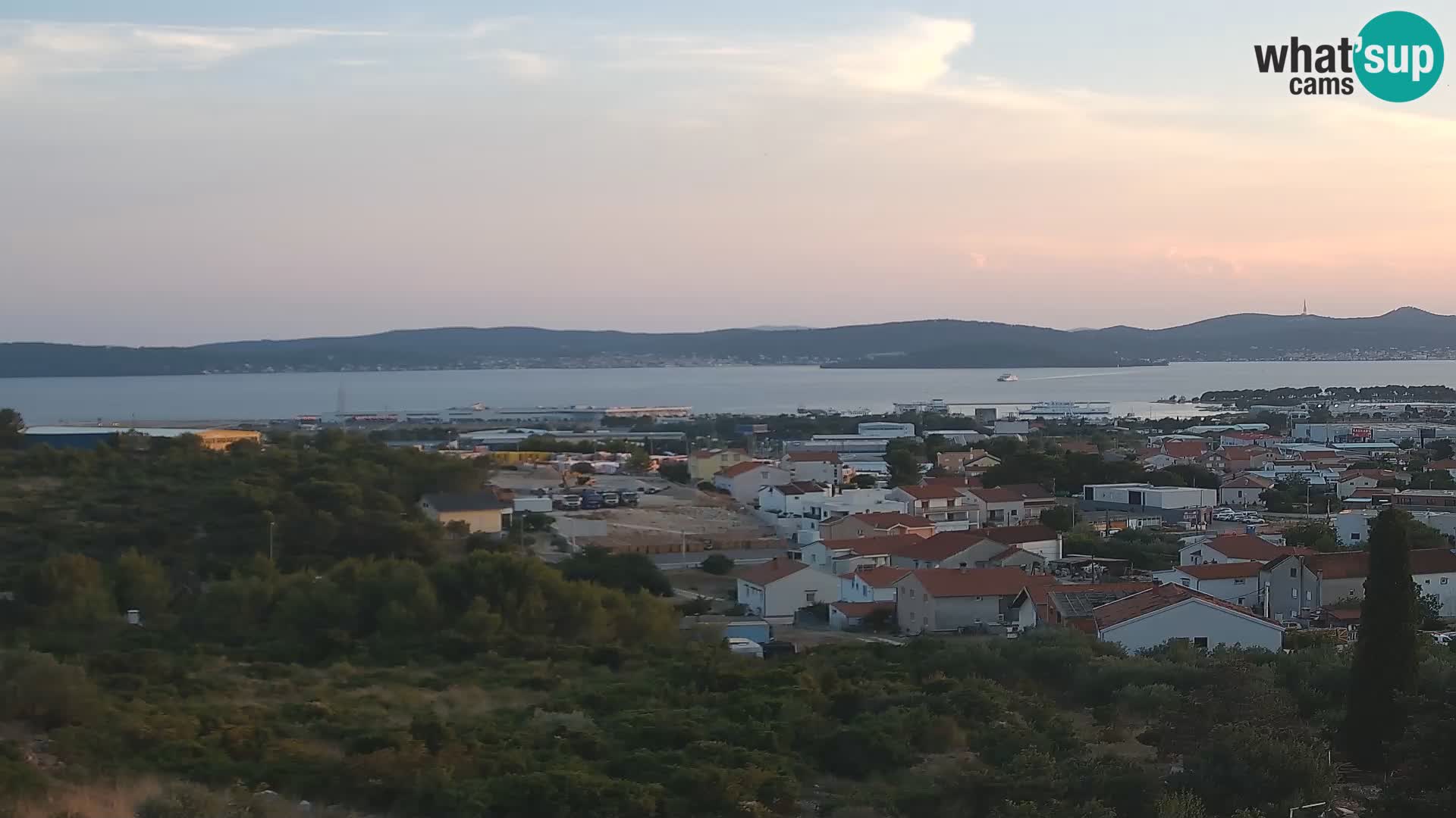 Panoramska web kamera Luke Gaženica u Zadru, Hrvatska