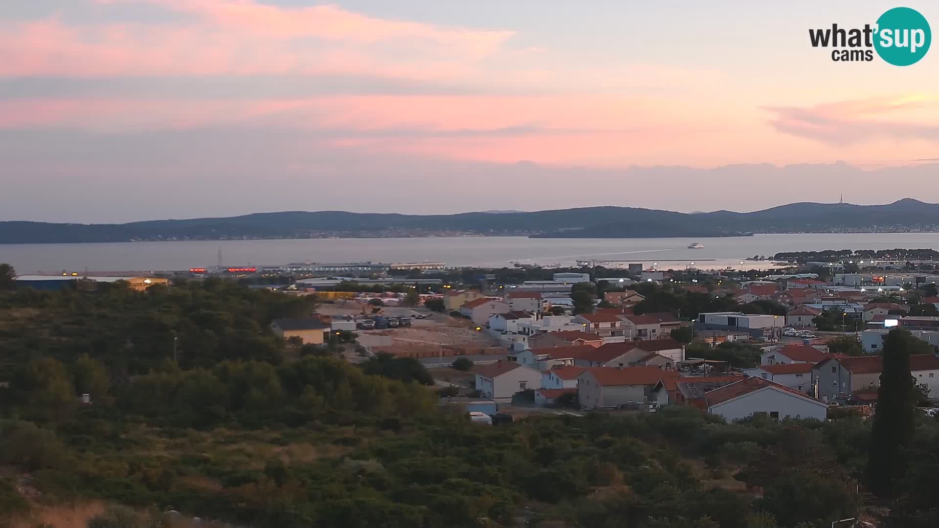 Panorama de la Webcam del Puerto Gazenica de Zadar, Zadar, Croacia