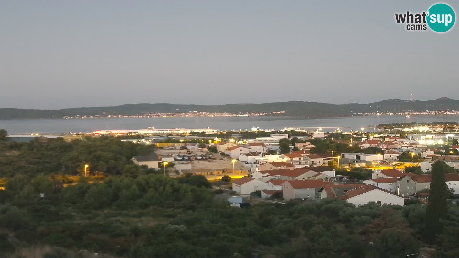 Zadar Port Gazenica Webcam Panorama, Zadar, Kroatien
