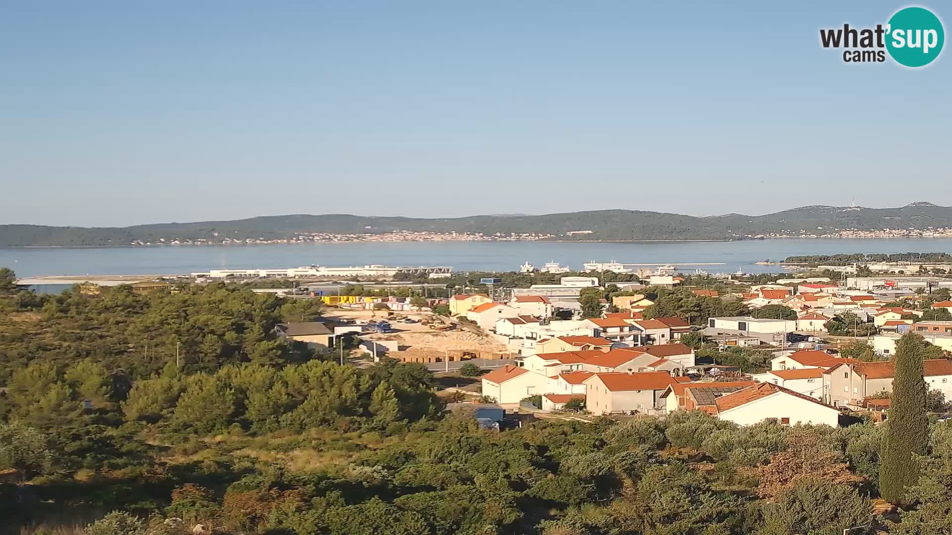 Zadar Port Gazenica Webcam Panorama, Zadar, Kroatien