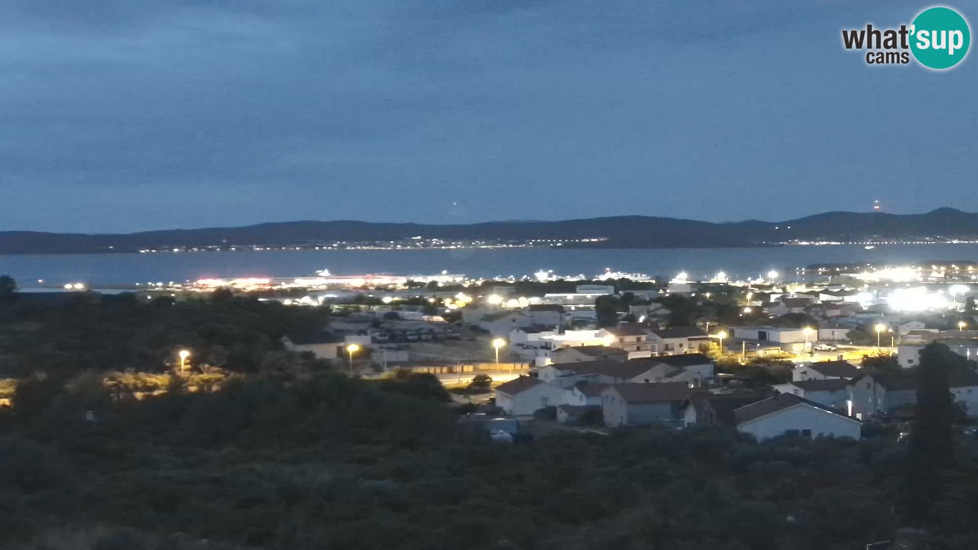 Zadar Pristanišče Gazenica s panoramsko spletno kamero, Zadar, Hrvaška