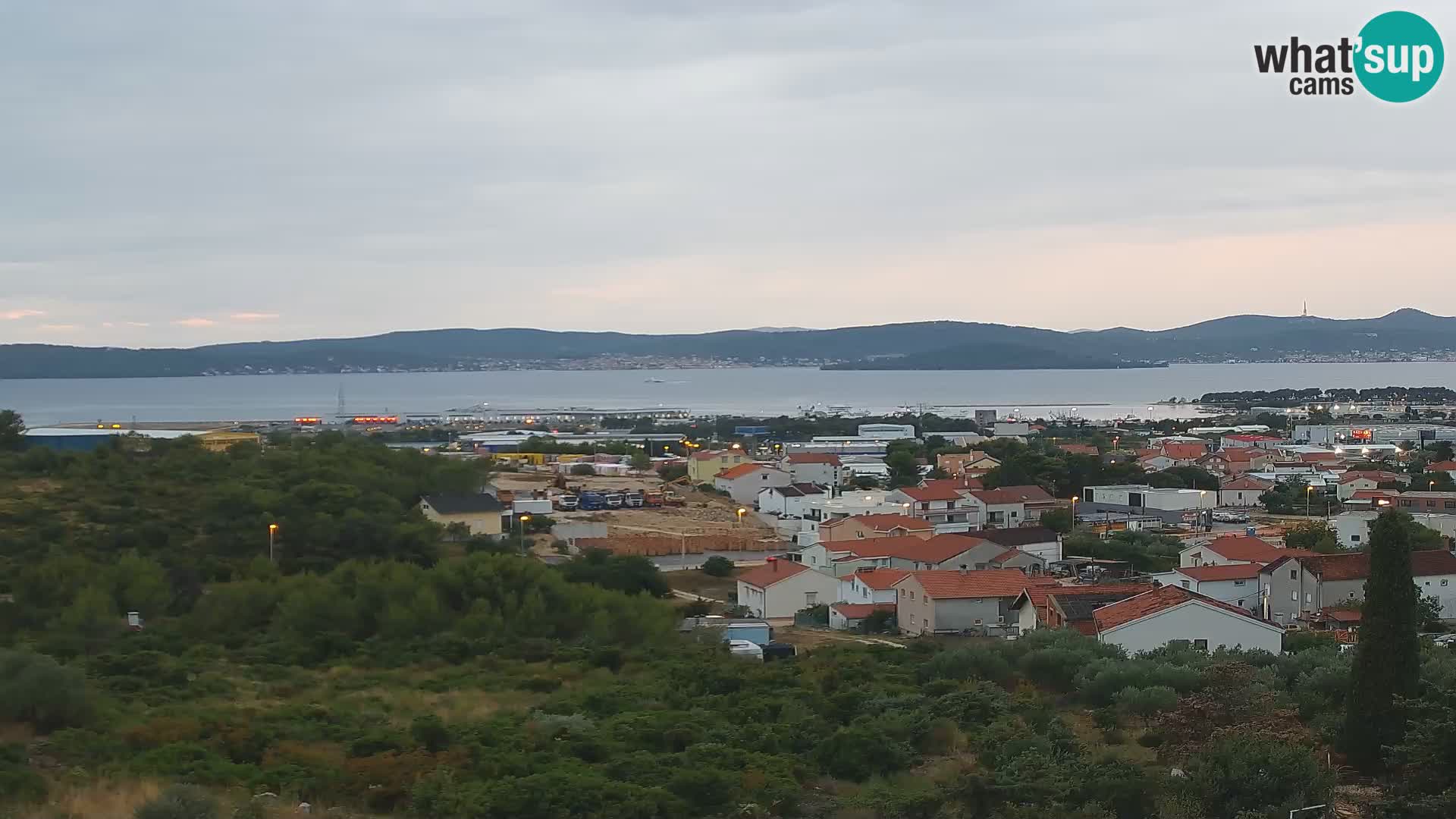 Zadar Pristanišče Gazenica s panoramsko spletno kamero, Zadar, Hrvaška