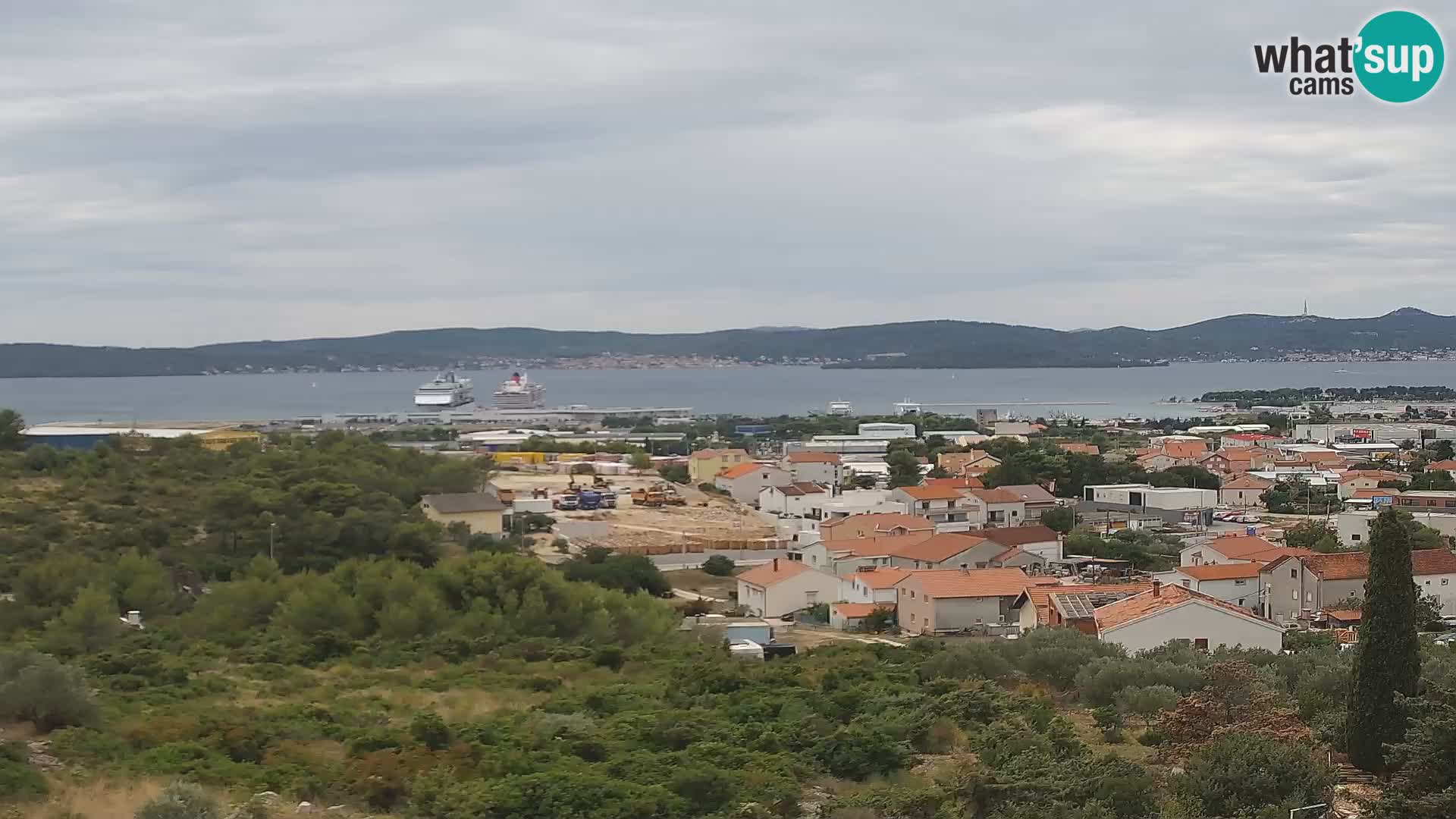 Zadar Pristanišče Gazenica s panoramsko spletno kamero, Zadar, Hrvaška