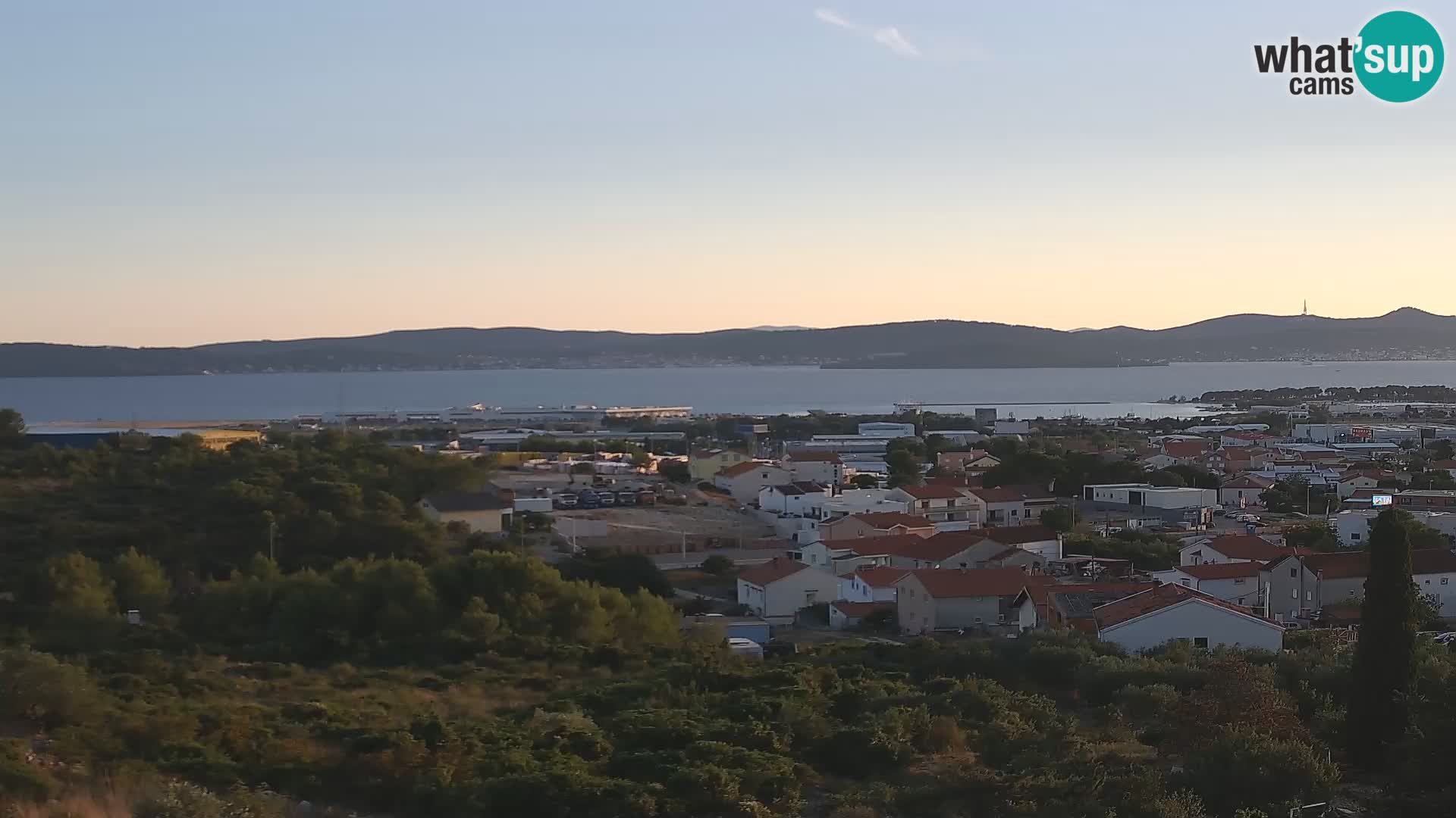 Panorama de la Webcam del Puerto Gazenica de Zadar, Zadar, Croacia