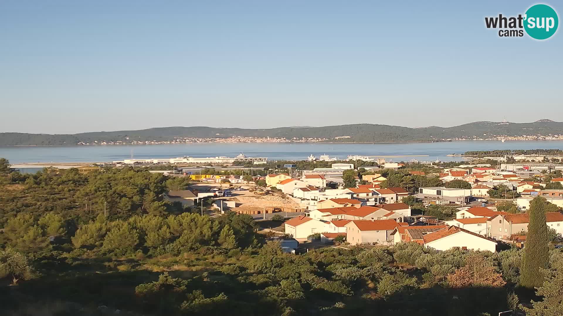 Zadar Pristanišče Gazenica s panoramsko spletno kamero, Zadar, Hrvaška