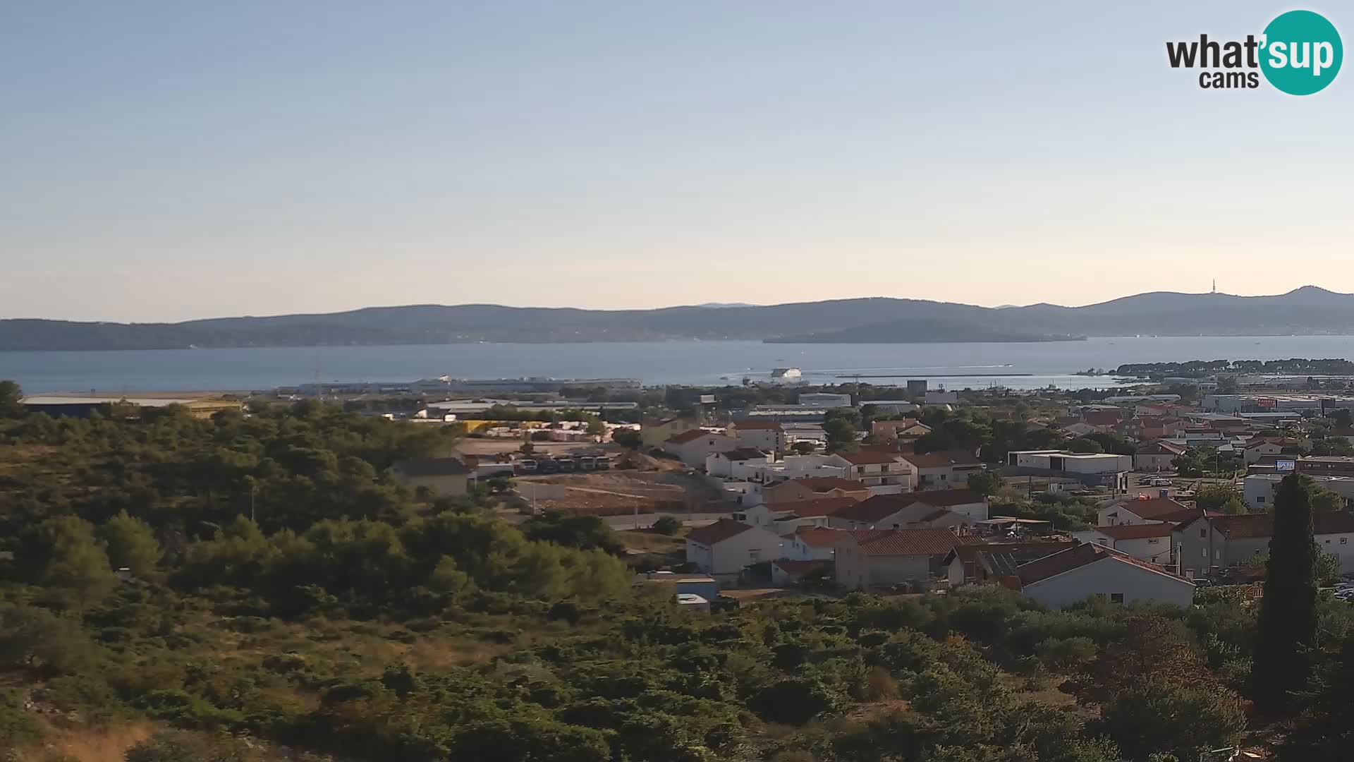 Panoramska web kamera Luke Gaženica u Zadru, Hrvatska