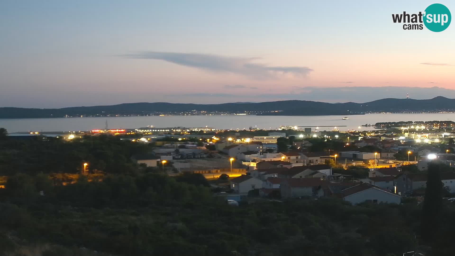 Panoramska web kamera Luke Gaženica u Zadru, Hrvatska