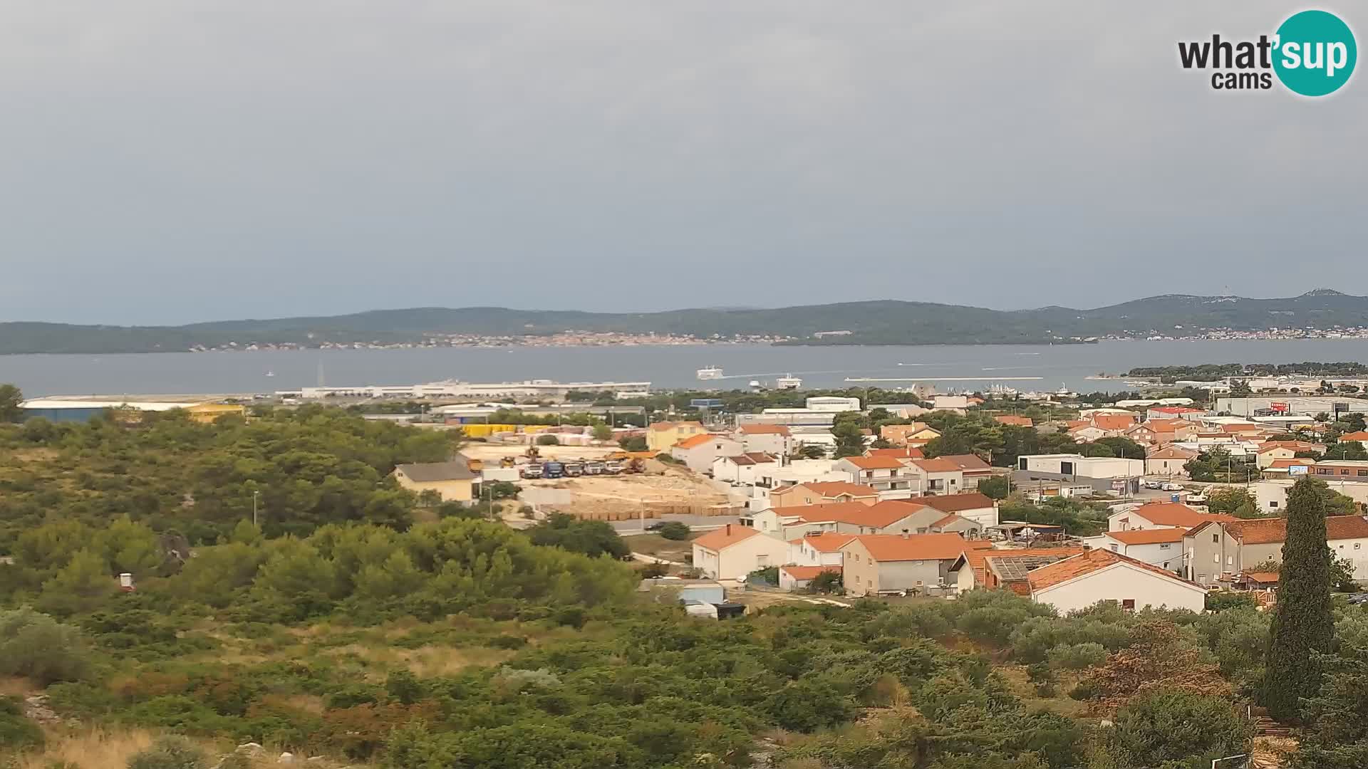 Zadar Port Gazenica Webcam Panorama, Zadar, Kroatien