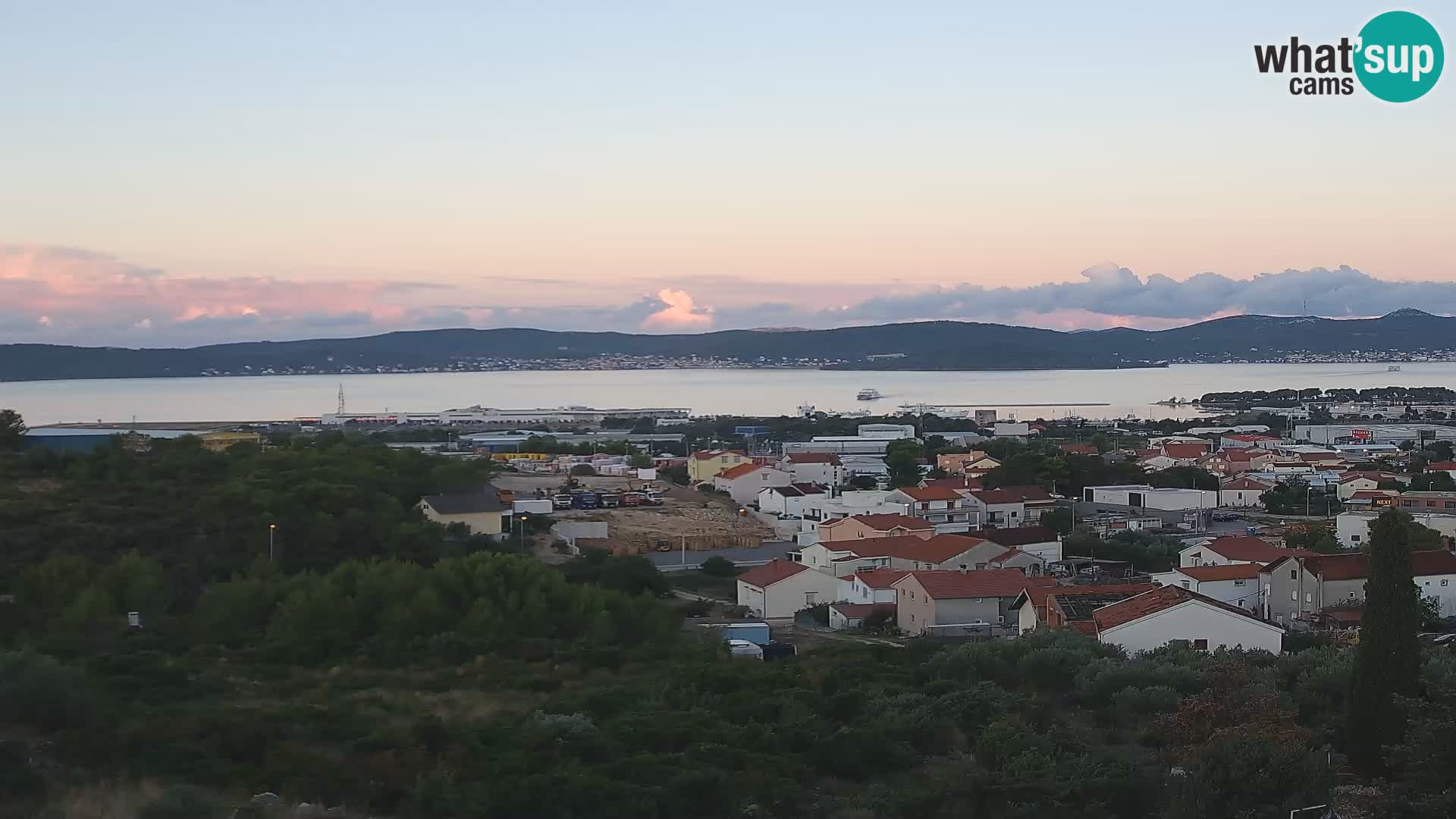 Zadar Port Gazenica Webcam Panorama, Zadar, Kroatien