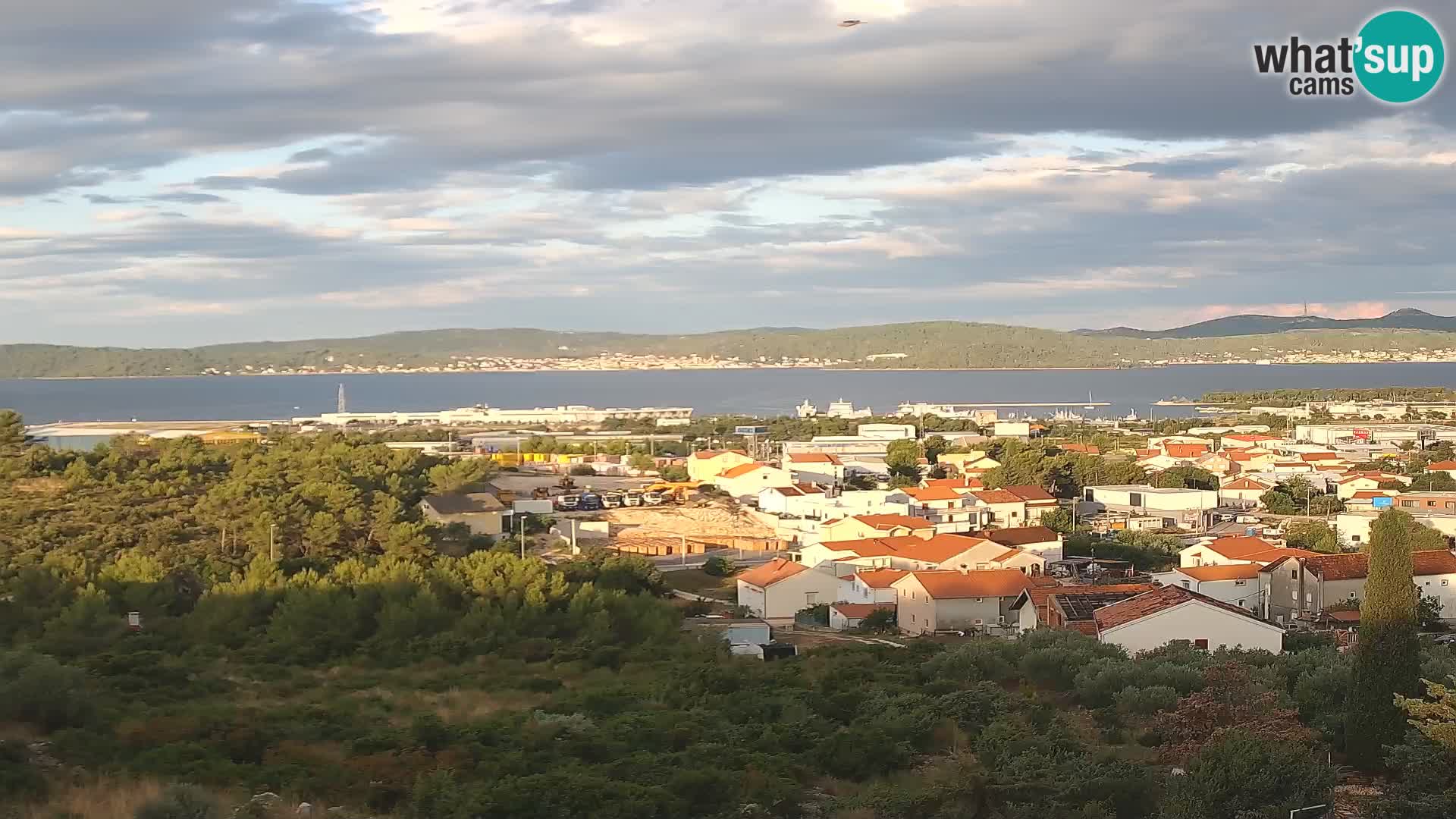 Panorama de la Webcam del Puerto Gazenica de Zadar, Zadar, Croacia