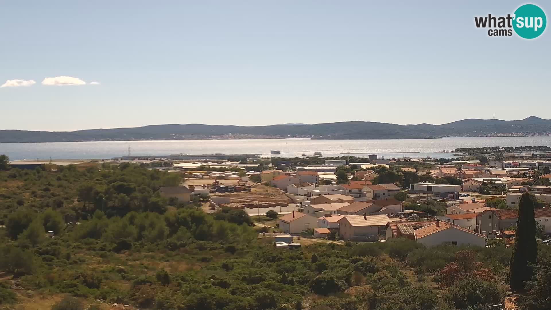 Panorama de la Webcam del Puerto Gazenica de Zadar, Zadar, Croacia