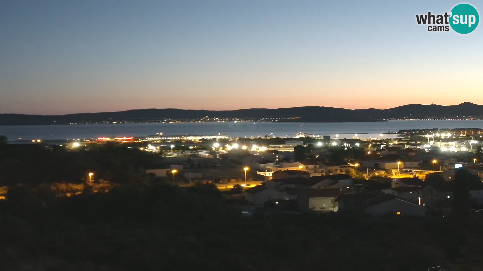 Panoramska web kamera Luke Gaženica u Zadru, Hrvatska