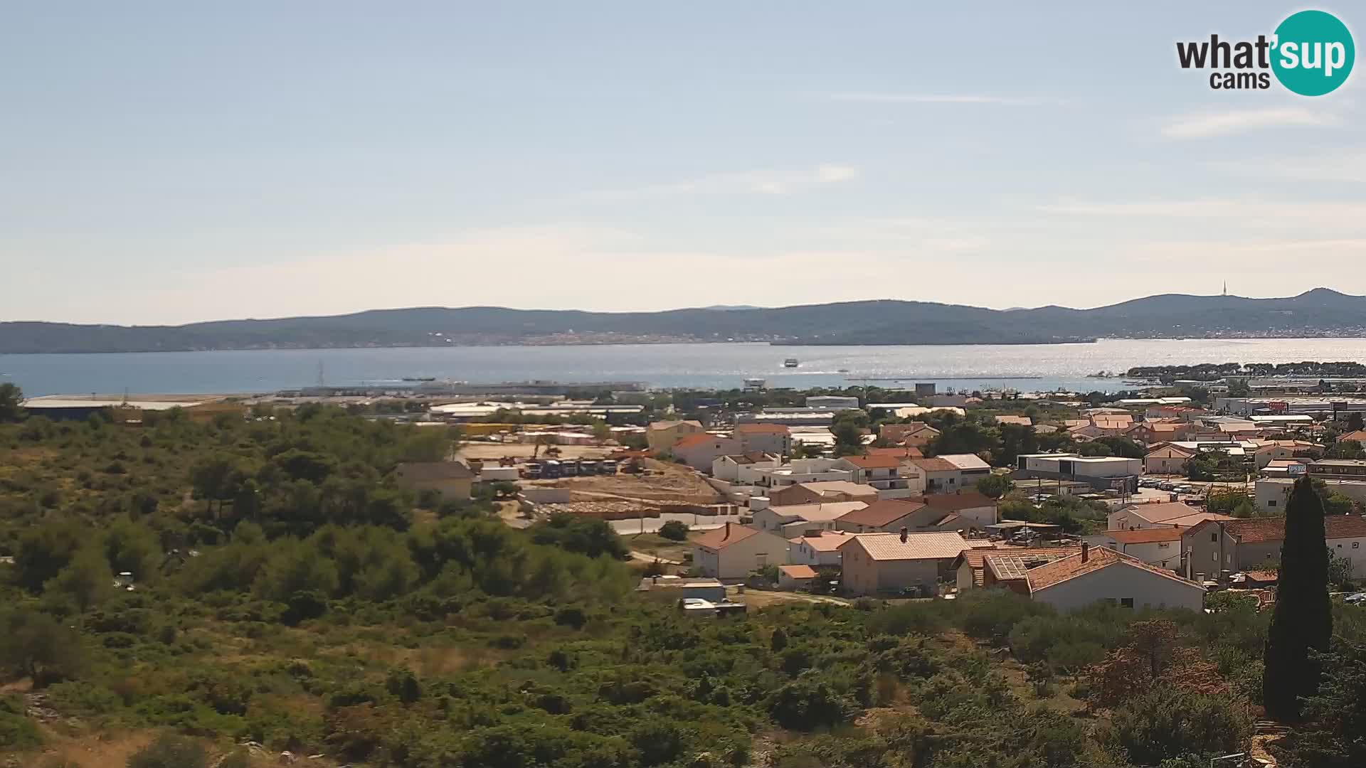 Panorama de la Webcam del Puerto Gazenica de Zadar, Zadar, Croacia