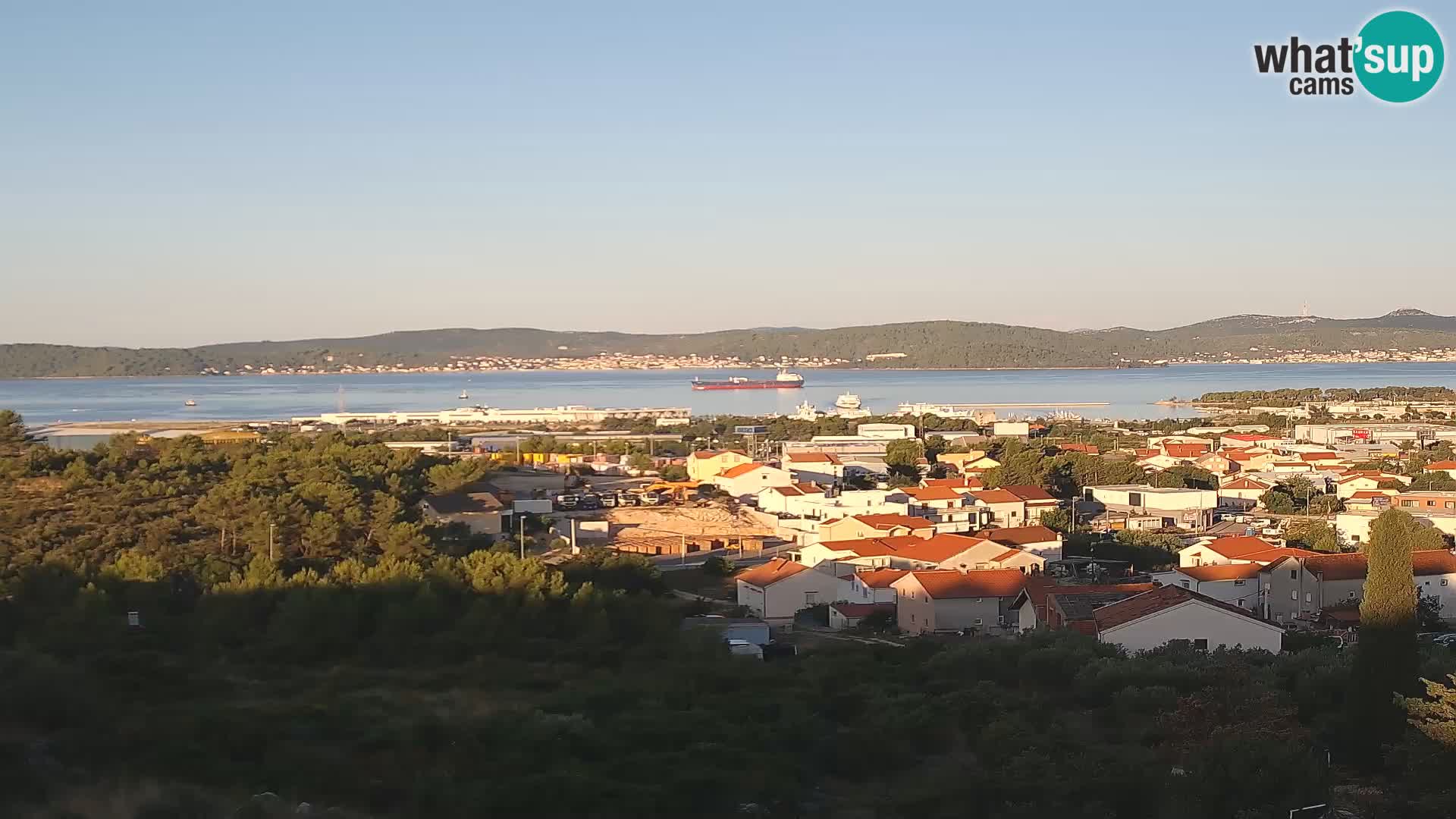 Zadar Port Gazenica Webcam Panorama, Zadar, Kroatien