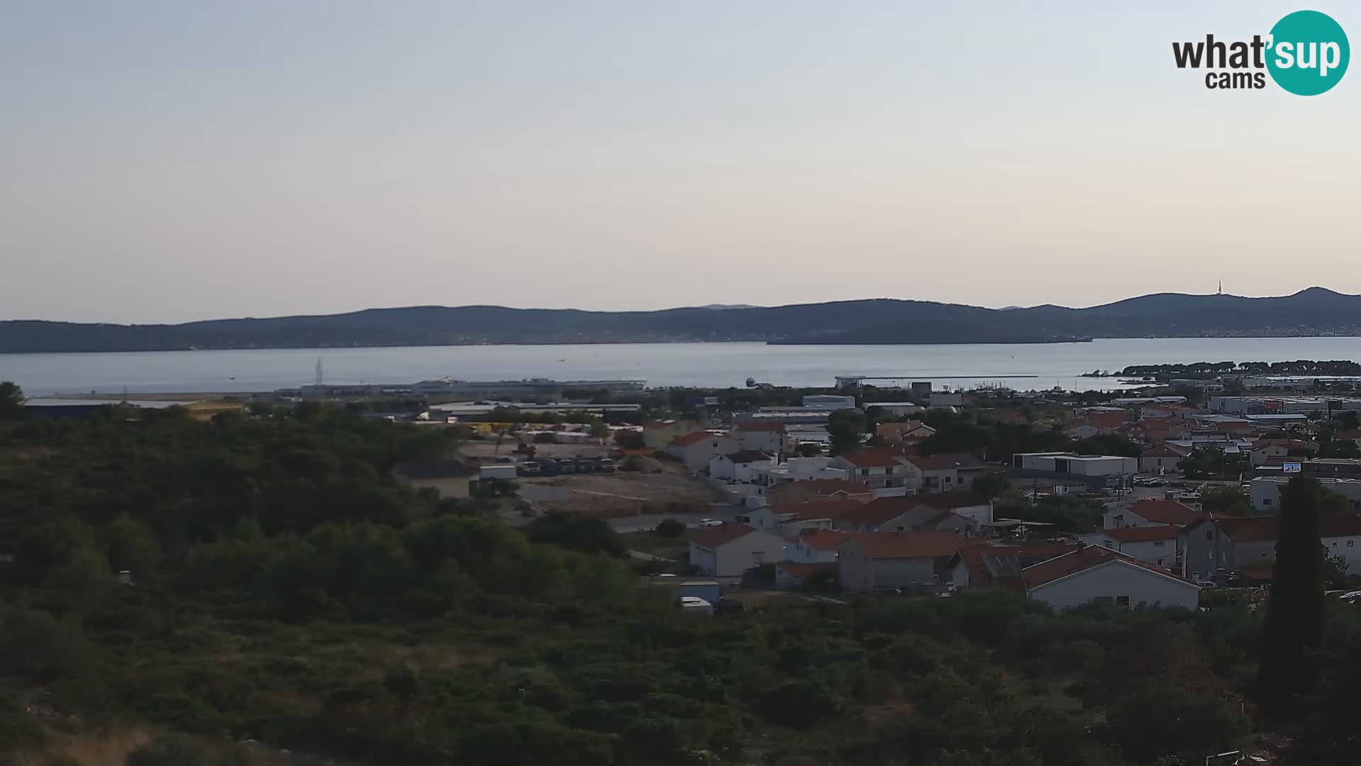 Panorama de la Webcam del Puerto Gazenica de Zadar, Zadar, Croacia