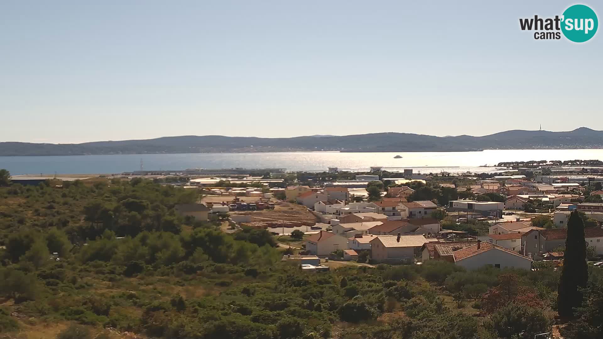 Panorama de la Webcam del Puerto Gazenica de Zadar, Zadar, Croacia