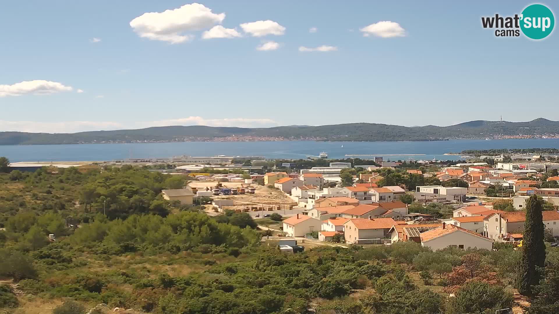 Panoramska web kamera Luke Gaženica u Zadru, Hrvatska