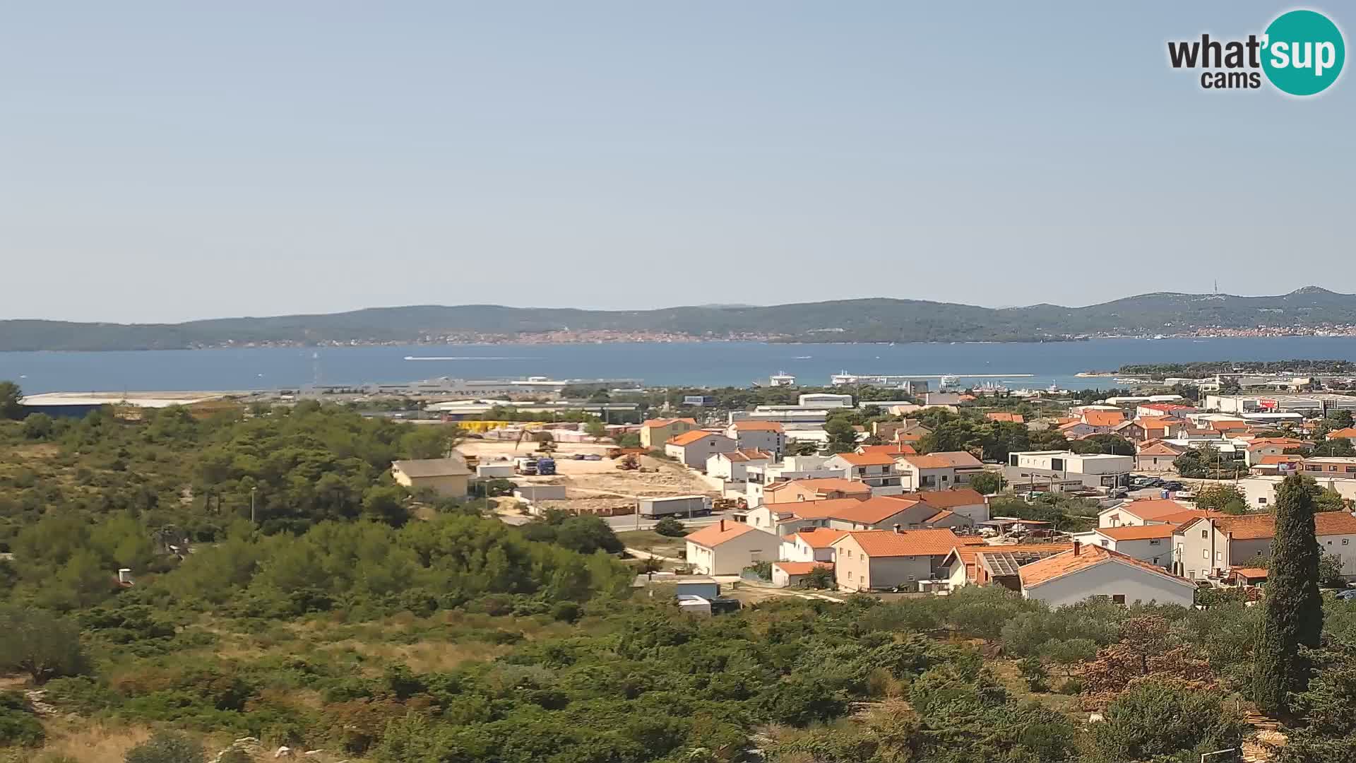 Panorama de la Webcam del Puerto Gazenica de Zadar, Zadar, Croacia