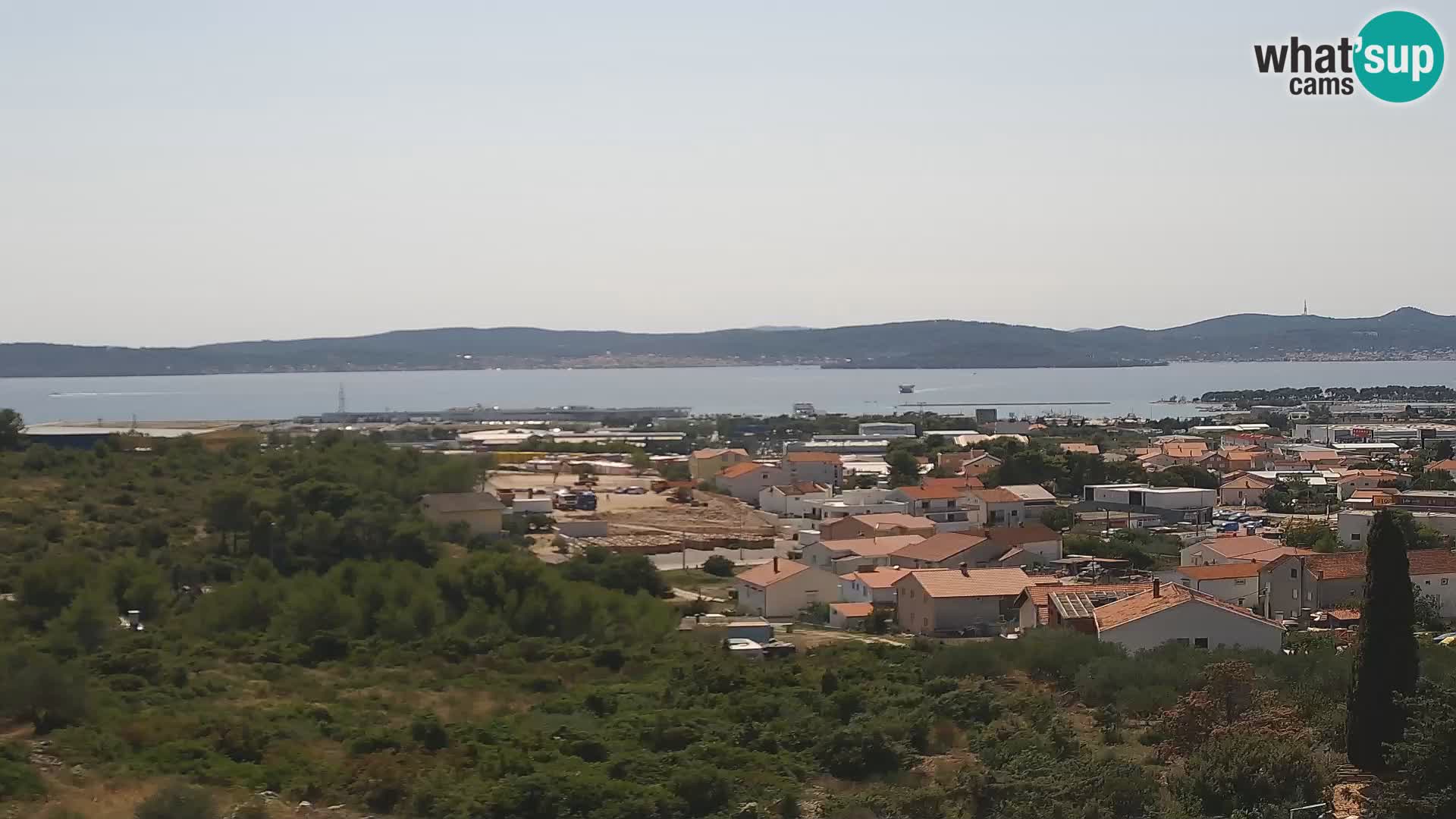 Panoramska web kamera Luke Gaženica u Zadru, Hrvatska