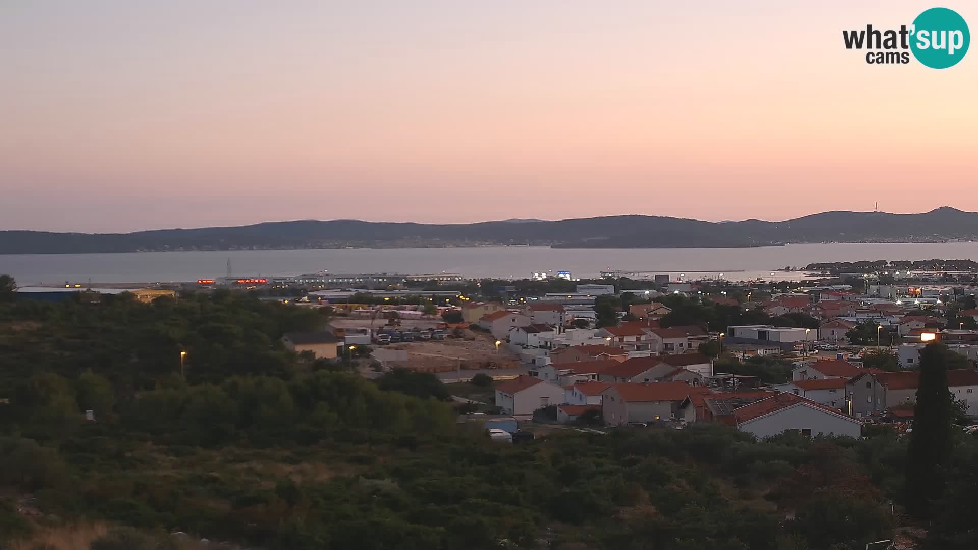 Zadar Pristanišče Gazenica s panoramsko spletno kamero, Zadar, Hrvaška