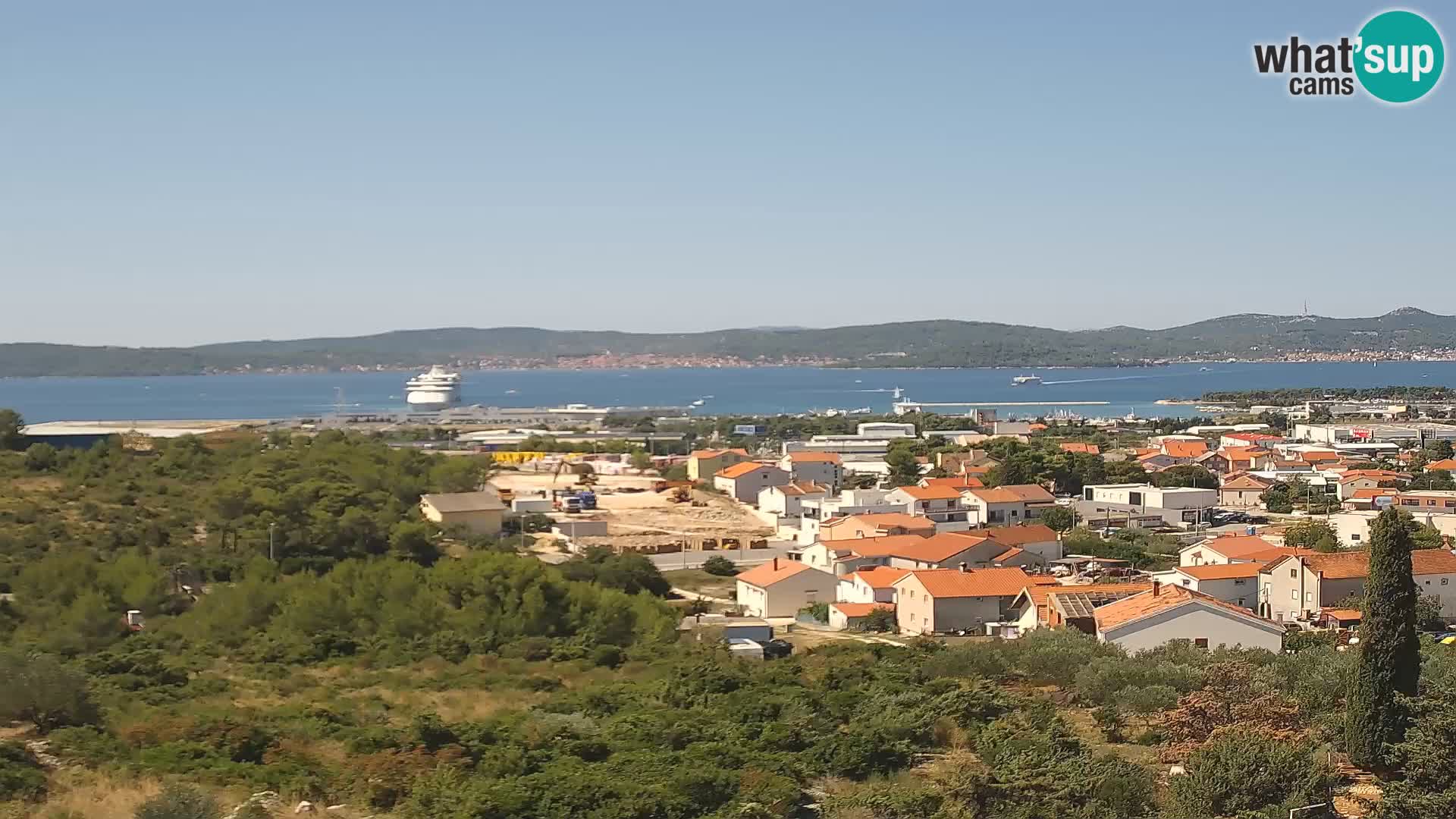 Zadar Port Gazenica Webcam Panorama, Zadar, Kroatien