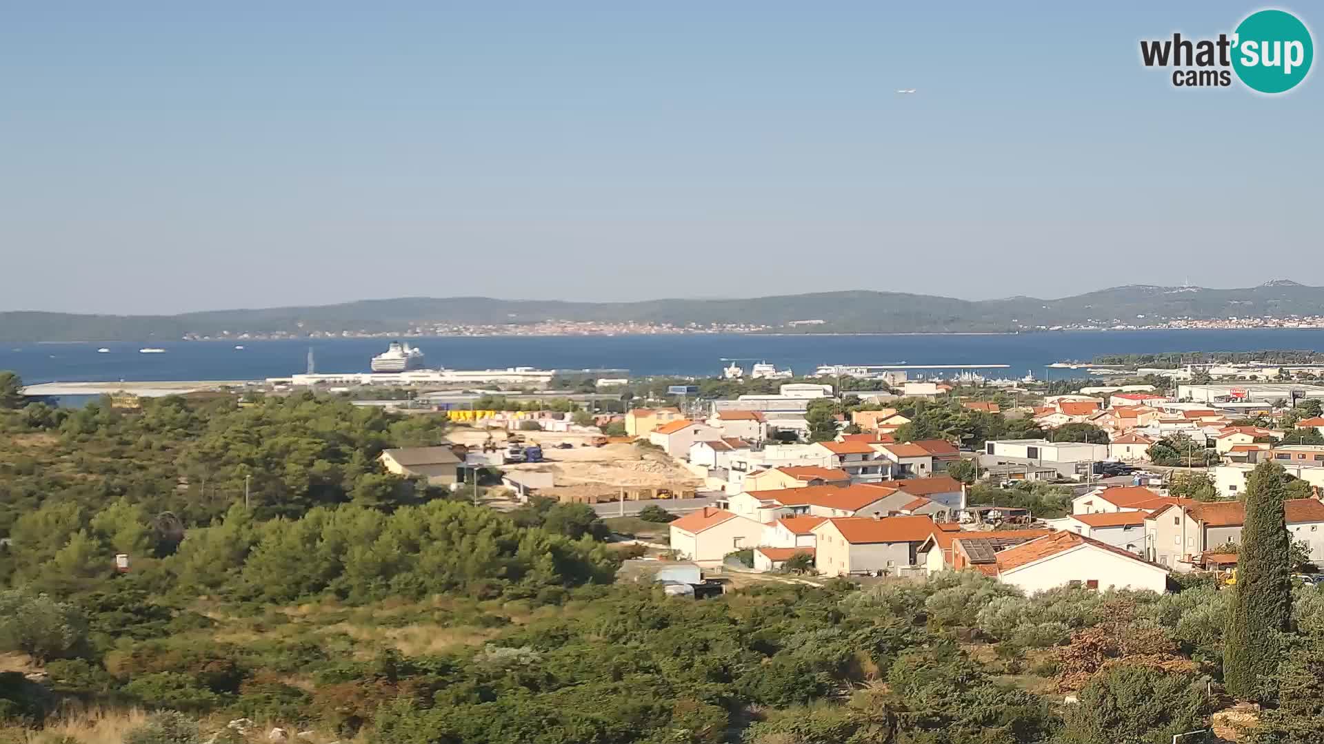 Zadar Port Gazenica Webcam Panorama, Zadar, Kroatien