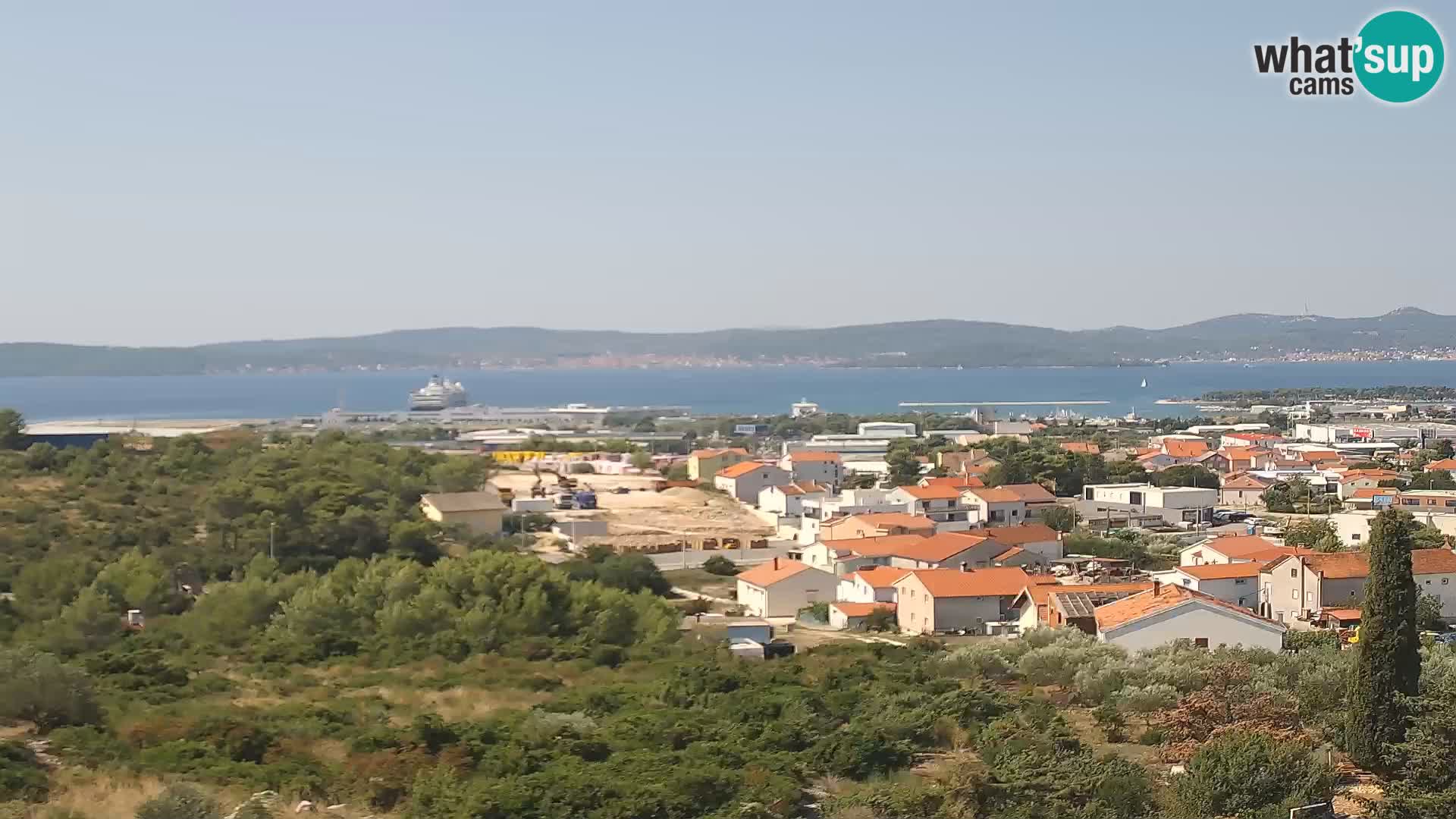 Panoramska web kamera Luke Gaženica u Zadru, Hrvatska