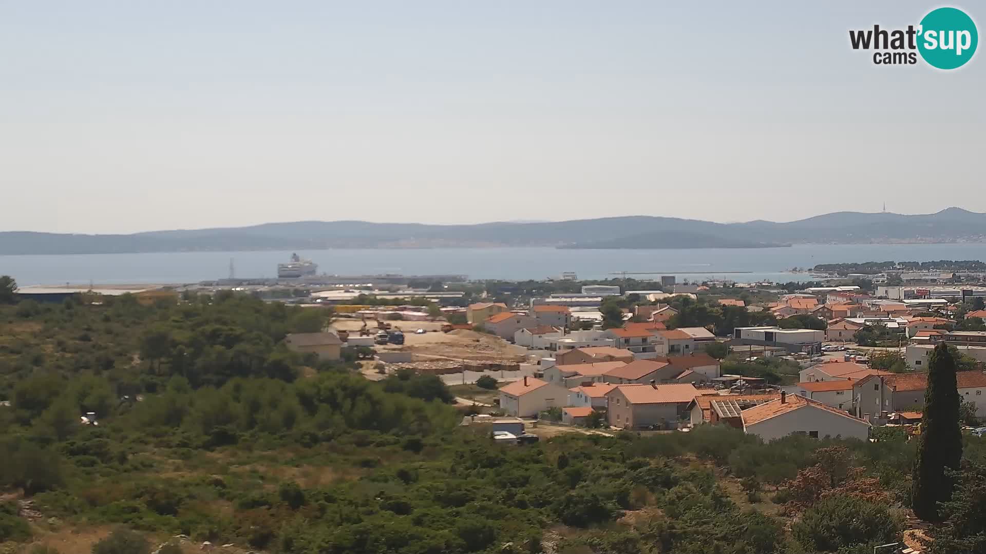 Zadar Port Gazenica Webcam Panorama, Zadar, Kroatien