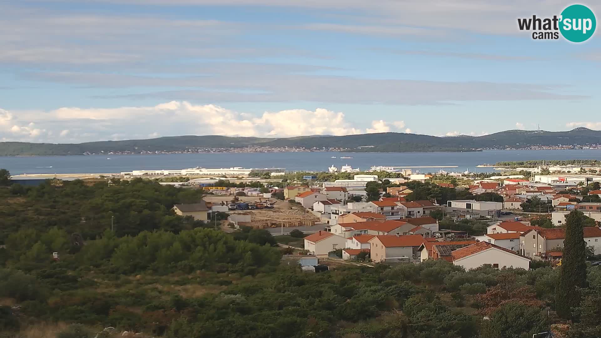 Zadar Pristanišče Gazenica s panoramsko spletno kamero, Zadar, Hrvaška