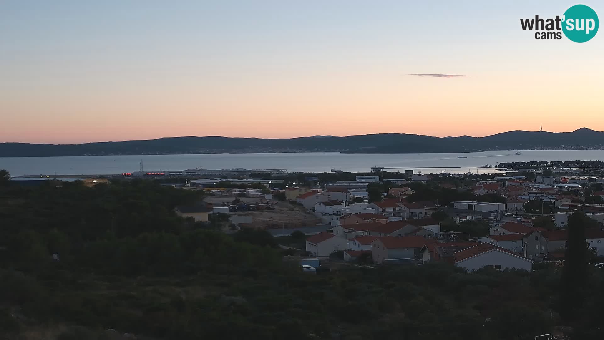 Zadar Port Gazenica Webcam Panorama, Zadar, Kroatien