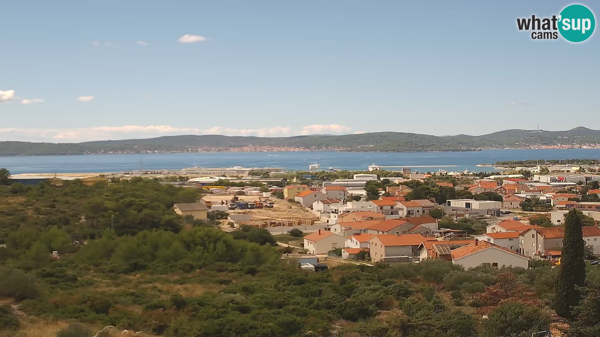 Panorama de la Webcam del Puerto Gazenica de Zadar, Zadar, Croacia
