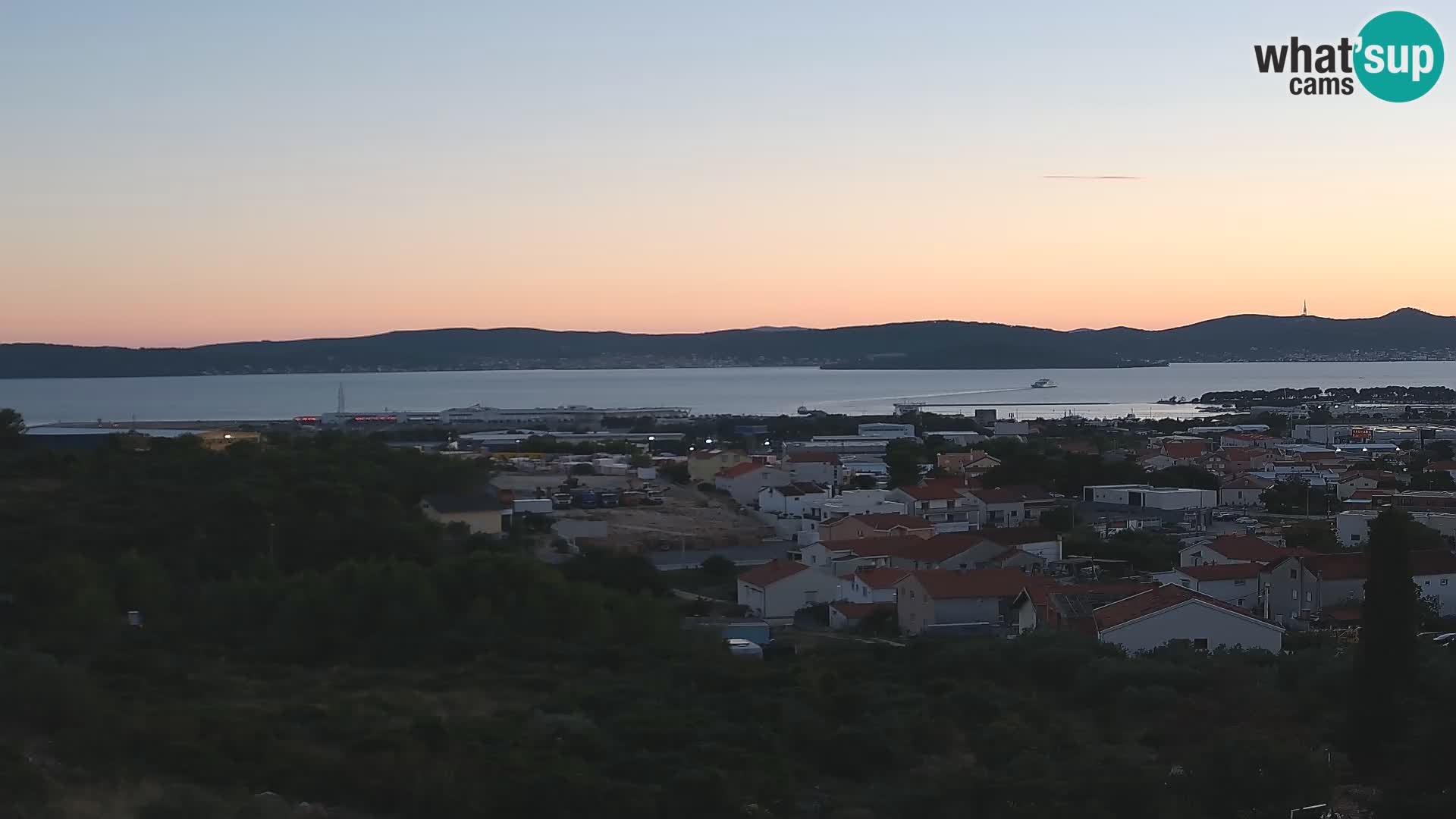 Zadar Port Gazenica Webcam Panorama, Zadar, Kroatien