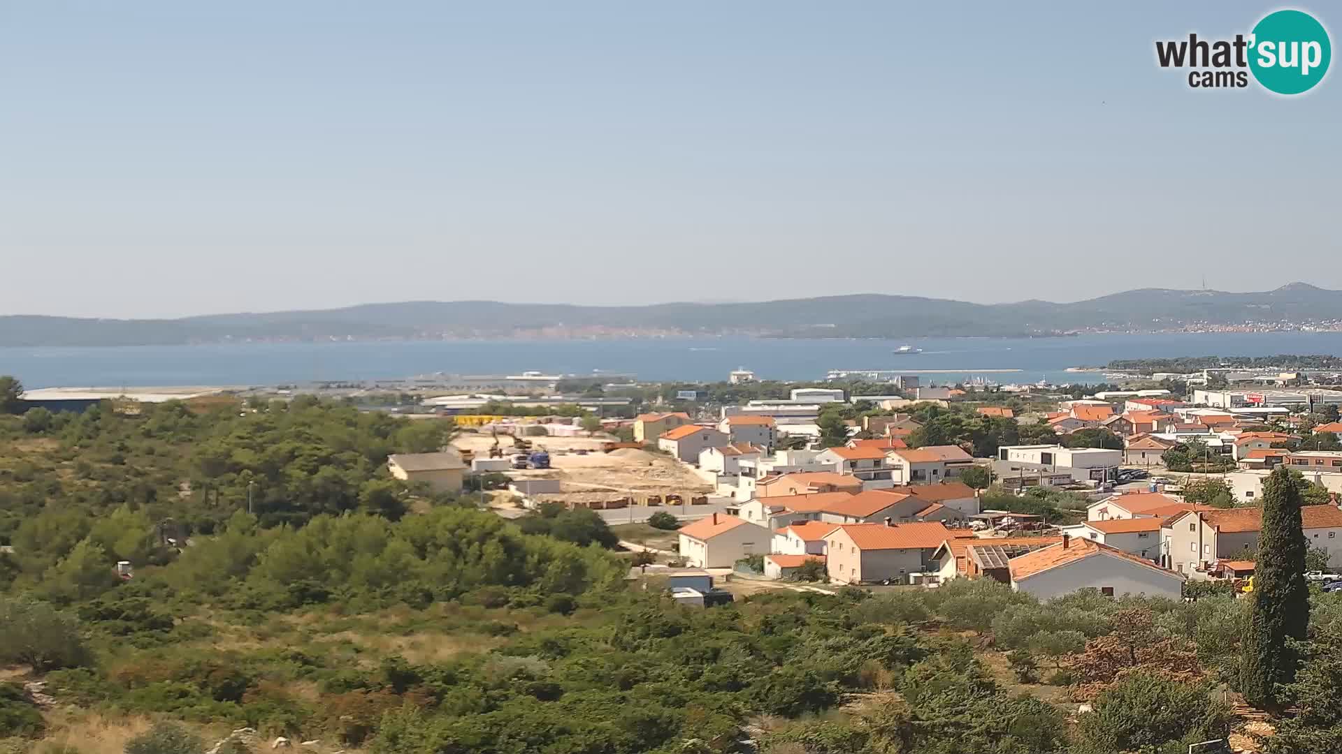 Panoramska web kamera Luke Gaženica u Zadru, Hrvatska