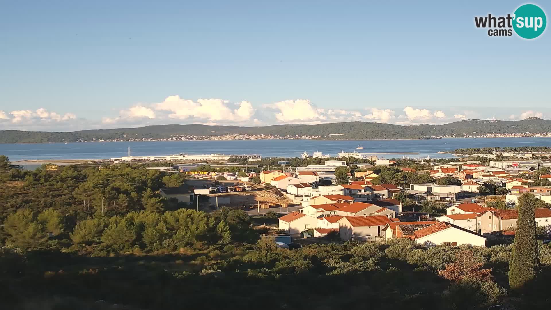Panoramska web kamera Luke Gaženica u Zadru, Hrvatska