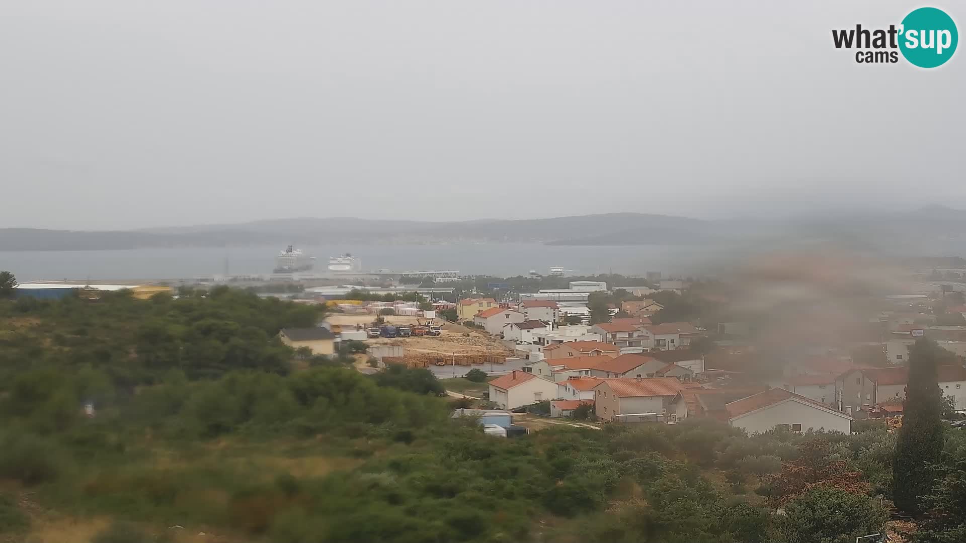 Panorama de la Webcam del Puerto Gazenica de Zadar, Zadar, Croacia