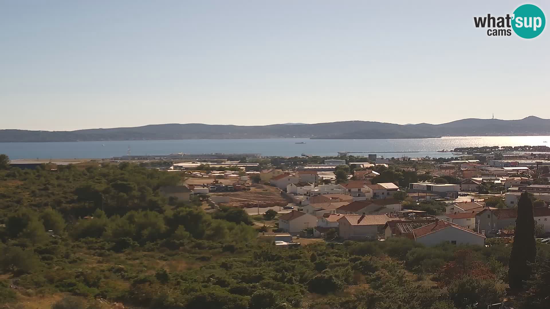 Panoramska web kamera Luke Gaženica u Zadru, Hrvatska
