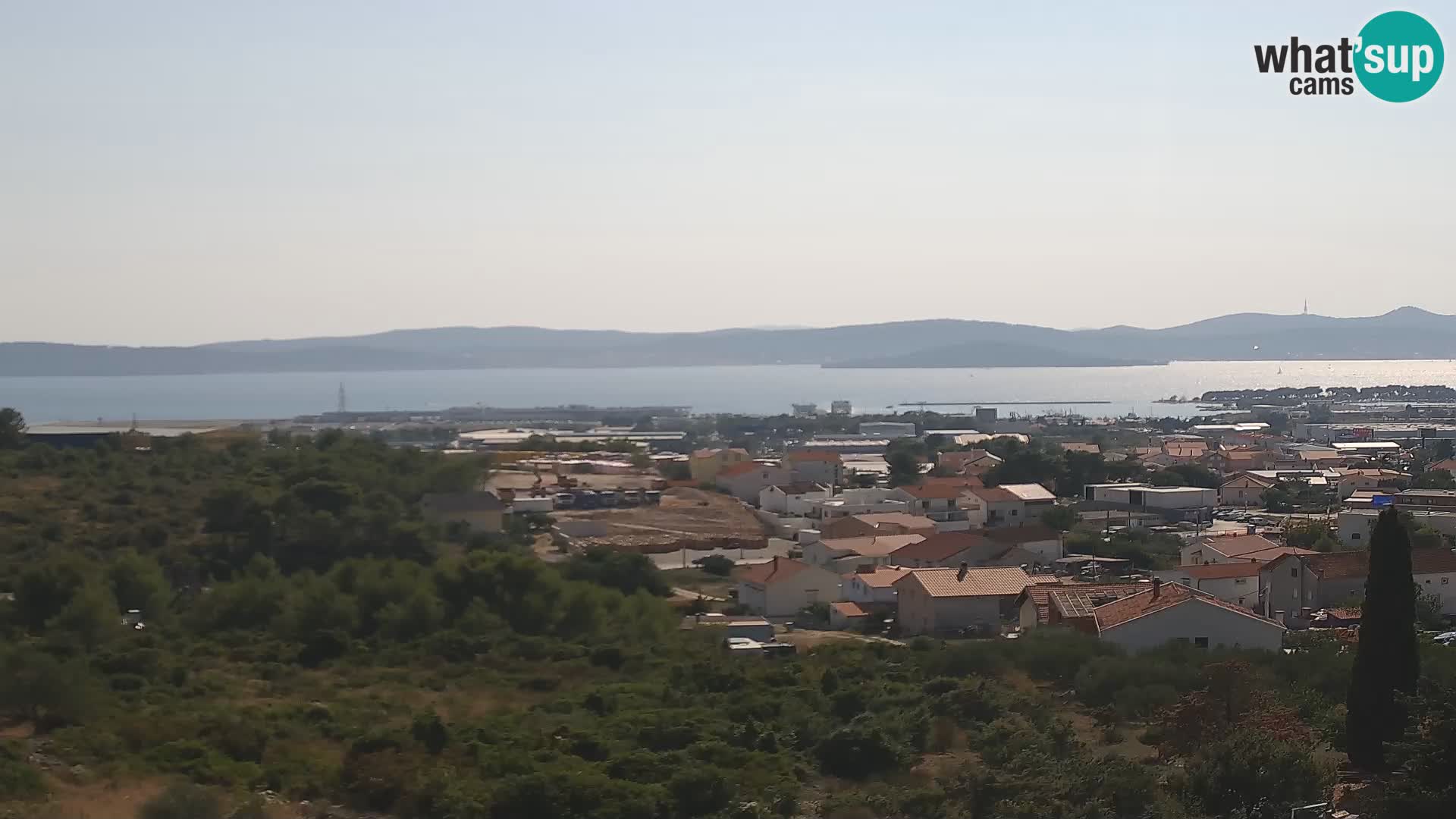 Zadar Pristanišče Gazenica s panoramsko spletno kamero, Zadar, Hrvaška