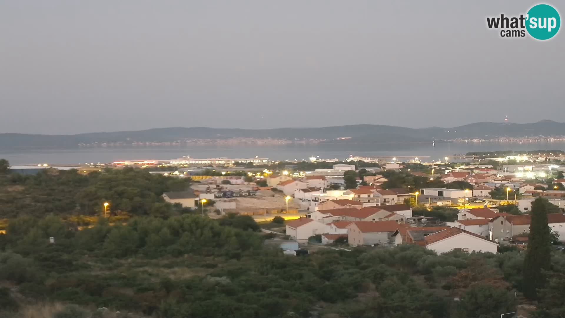Panoramska web kamera Luke Gaženica u Zadru, Hrvatska