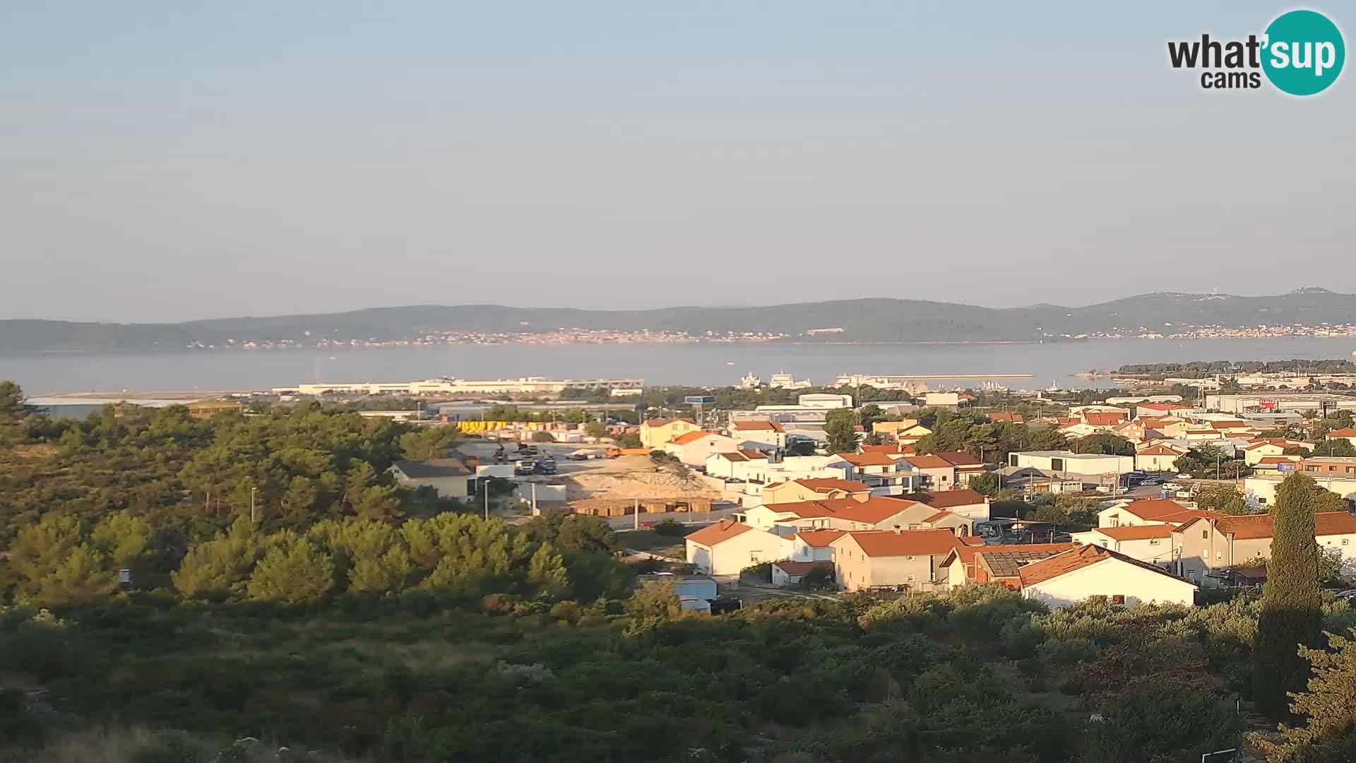 Panorama de la Webcam del Puerto Gazenica de Zadar, Zadar, Croacia