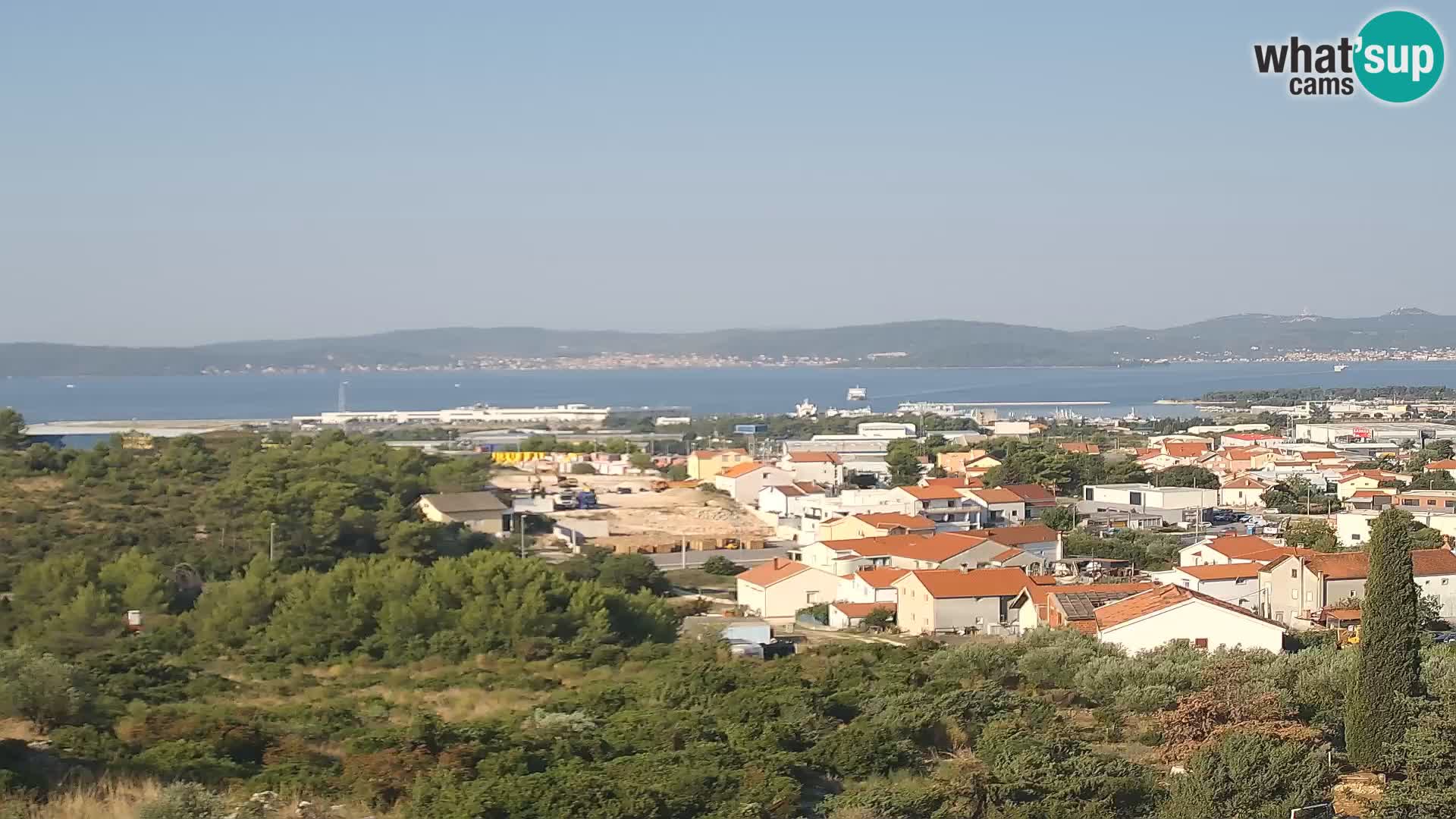 Panorama de la Webcam del Puerto Gazenica de Zadar, Zadar, Croacia