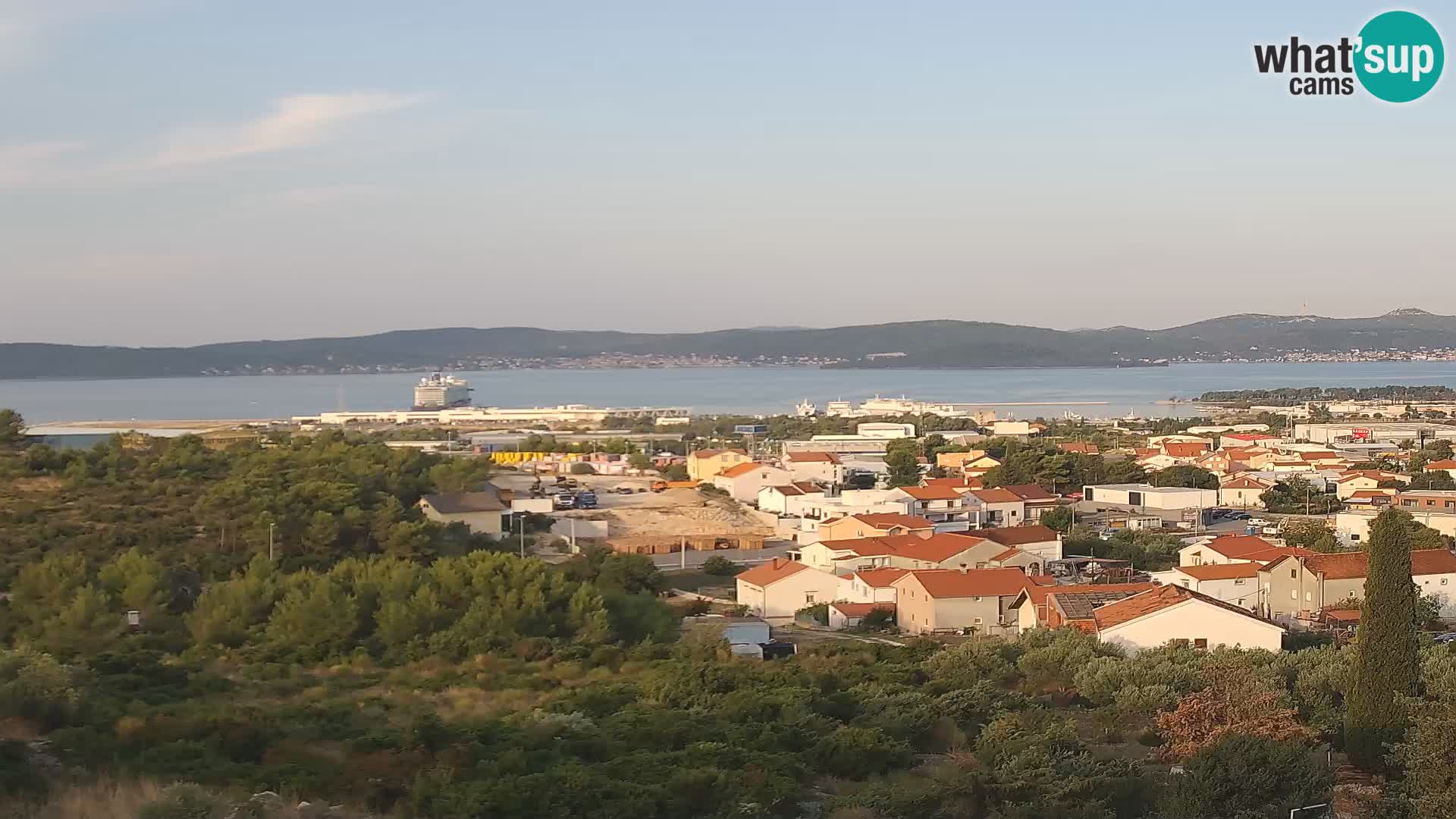 Zadar Port Gazenica Webcam Panorama, Zadar, Kroatien