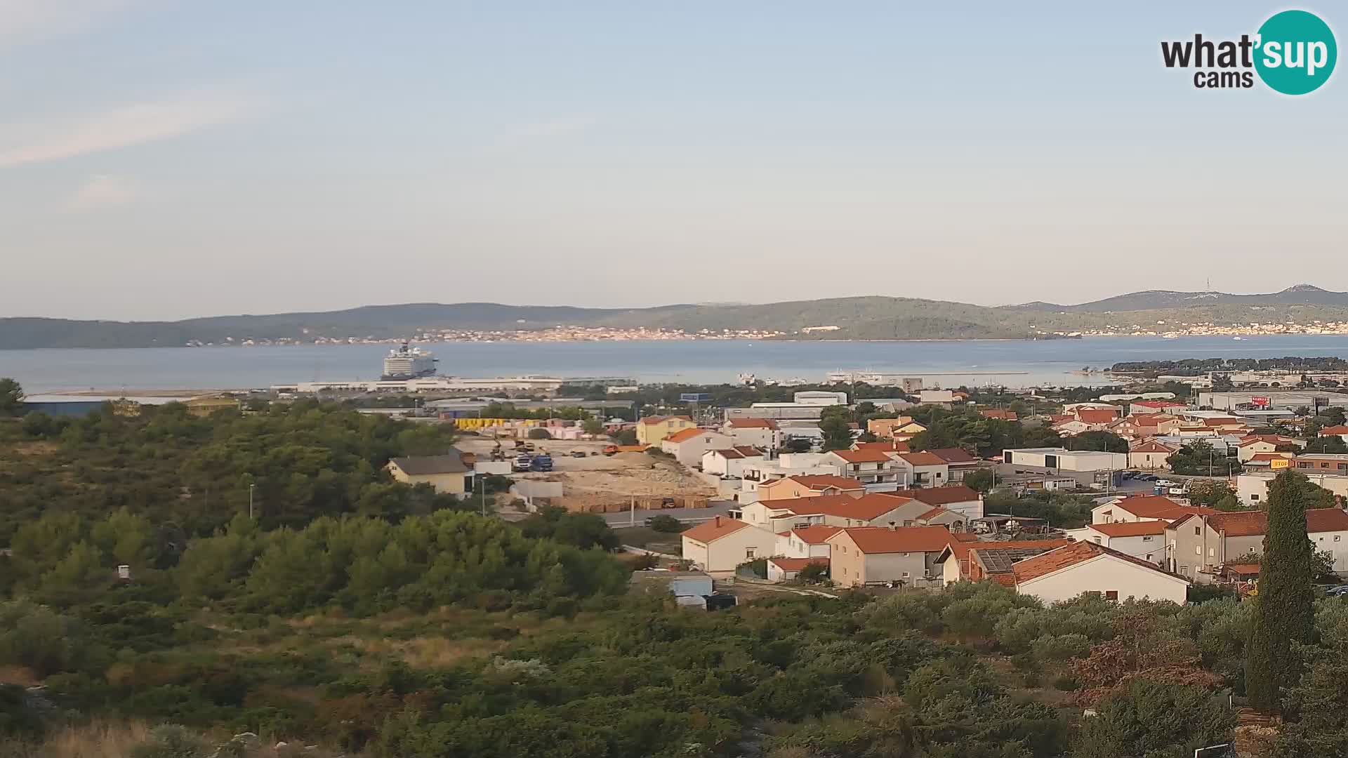 Zadar Port Gazenica Webcam Panorama, Zadar, Kroatien