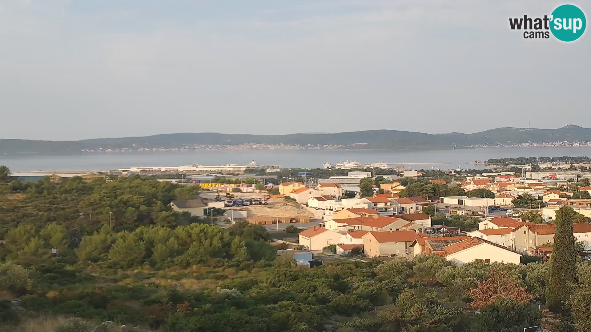 Zadar Port Gazenica Webcam Panorama, Zadar, Kroatien