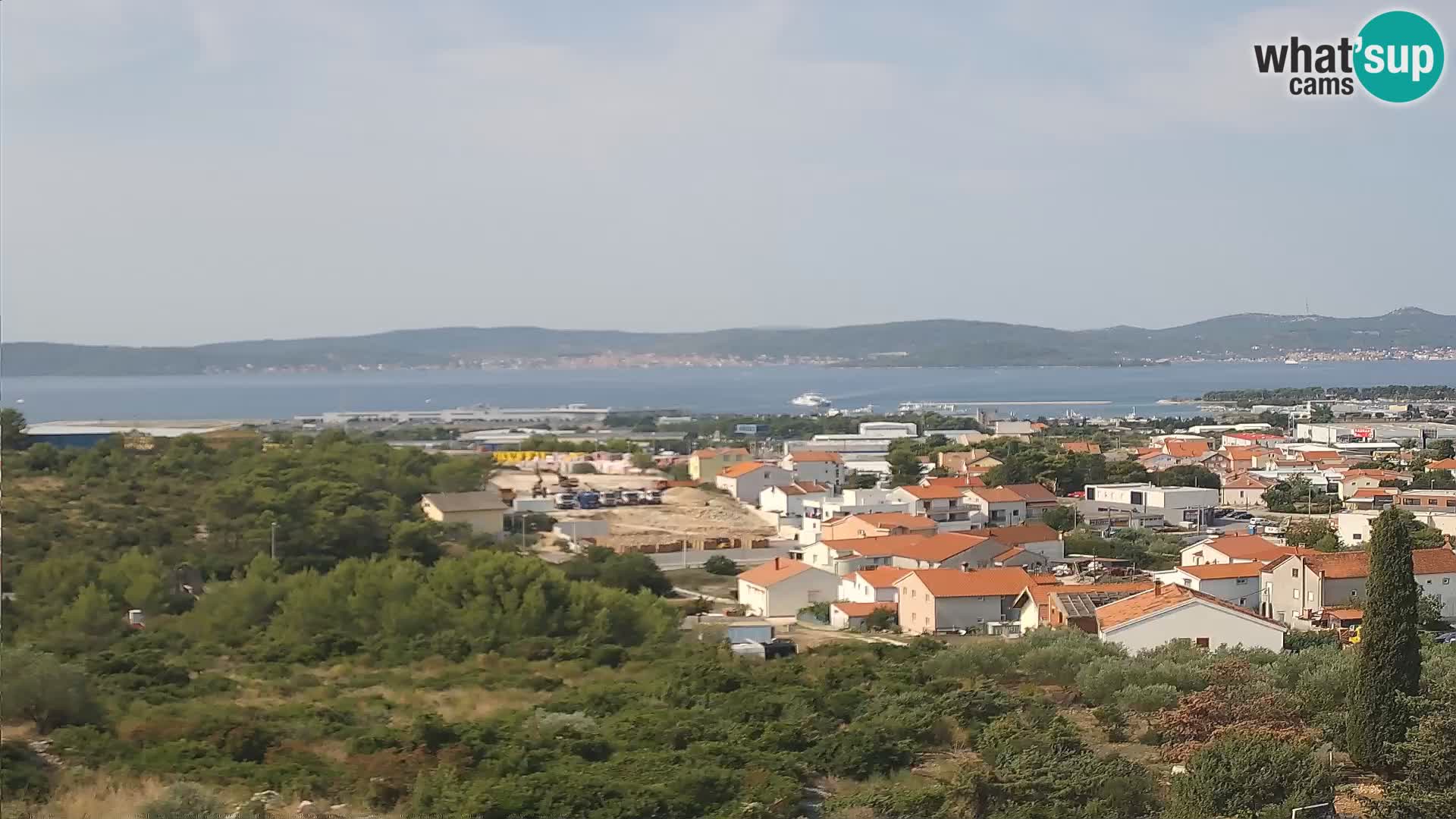 Panorama de la Webcam del Puerto Gazenica de Zadar, Zadar, Croacia