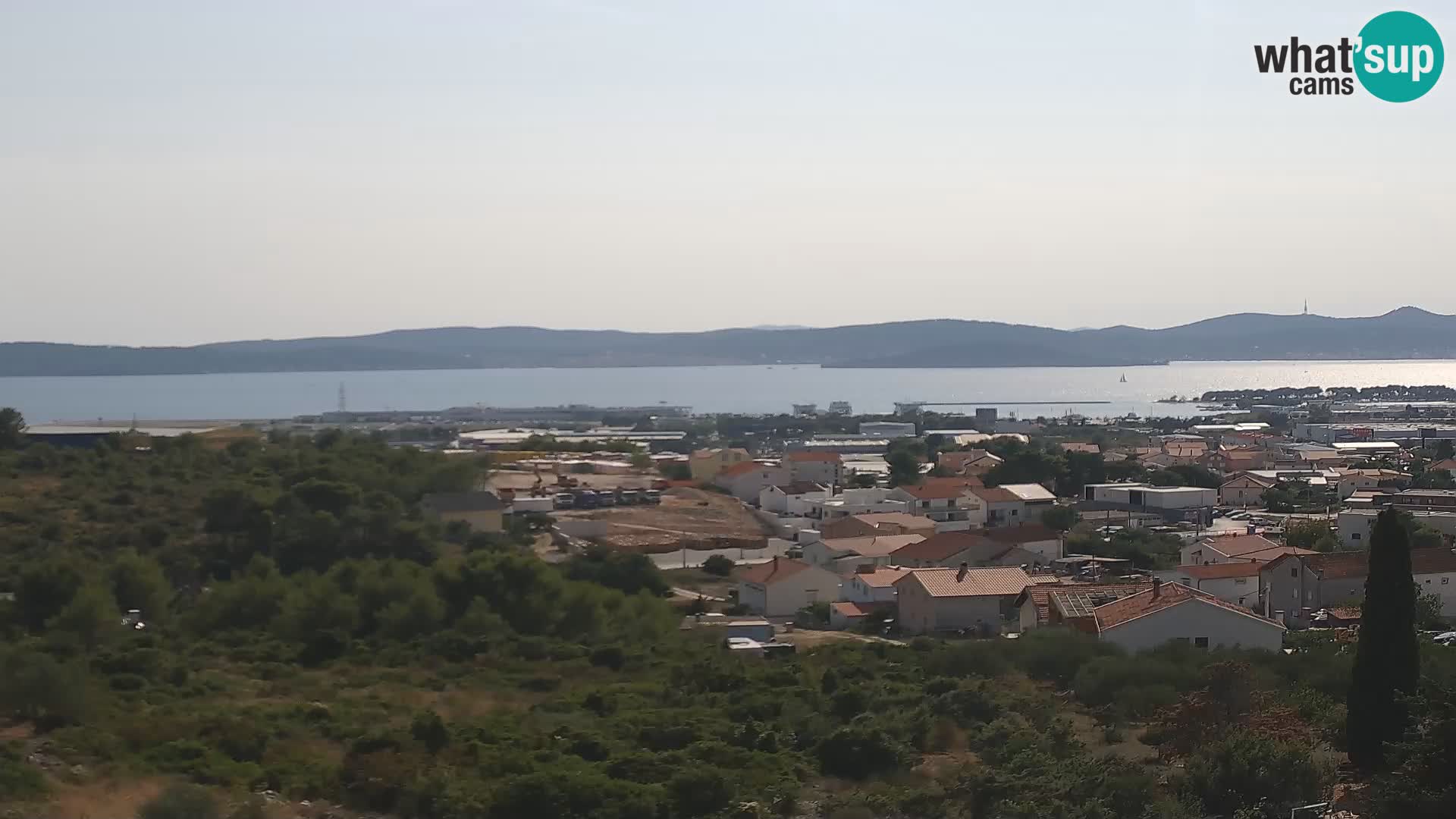 Panoramska web kamera Luke Gaženica u Zadru, Hrvatska