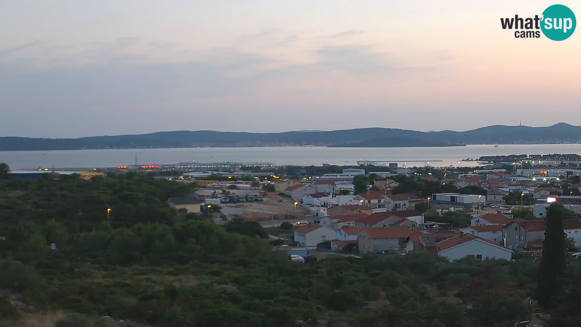Zadar Port Gazenica Webcam Panorama, Zadar, Croatie