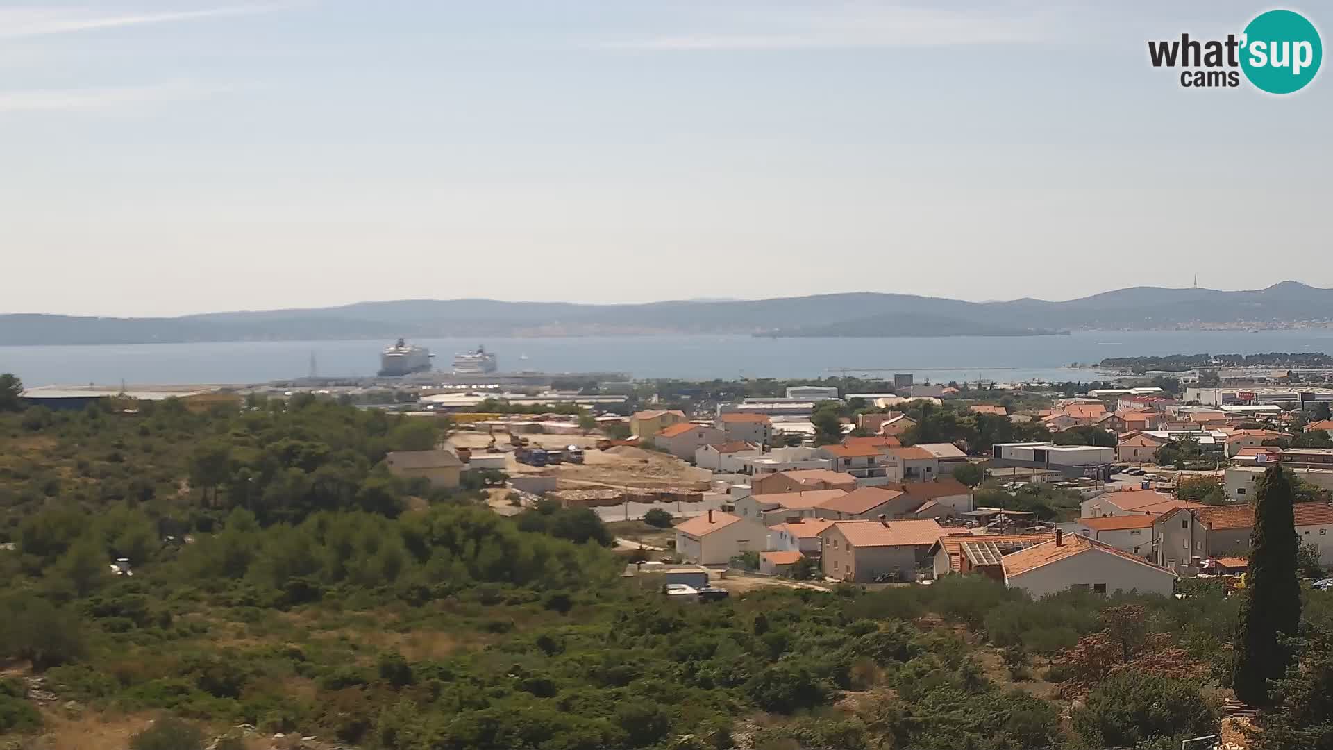 Zadar Port Gazenica Webcam Panorama, Zadar, Kroatien