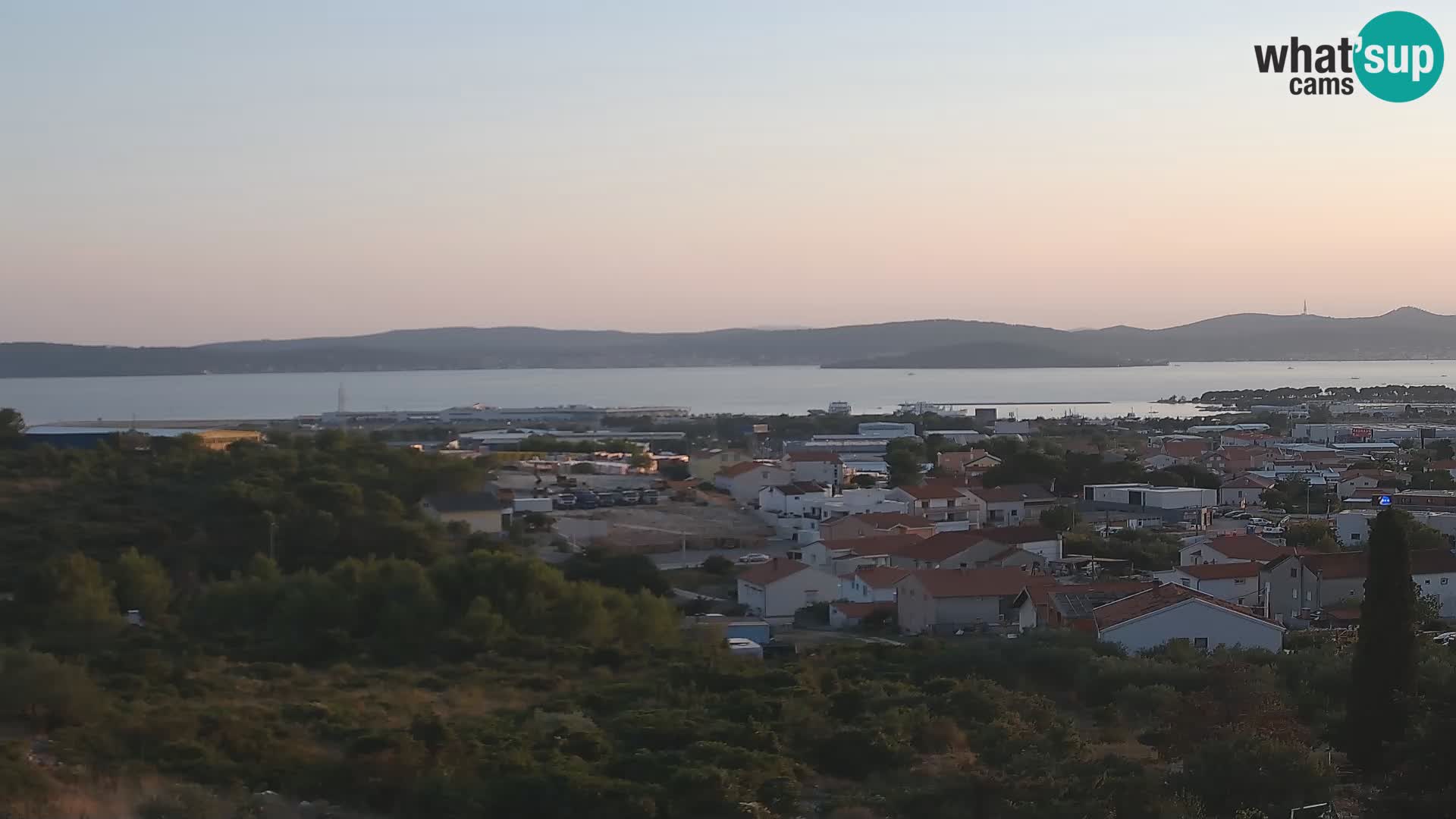 Zadar Pristanišče Gazenica s panoramsko spletno kamero, Zadar, Hrvaška