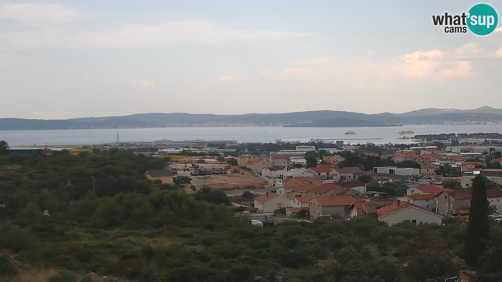 Panorama de la Webcam del Puerto Gazenica de Zadar, Zadar, Croacia